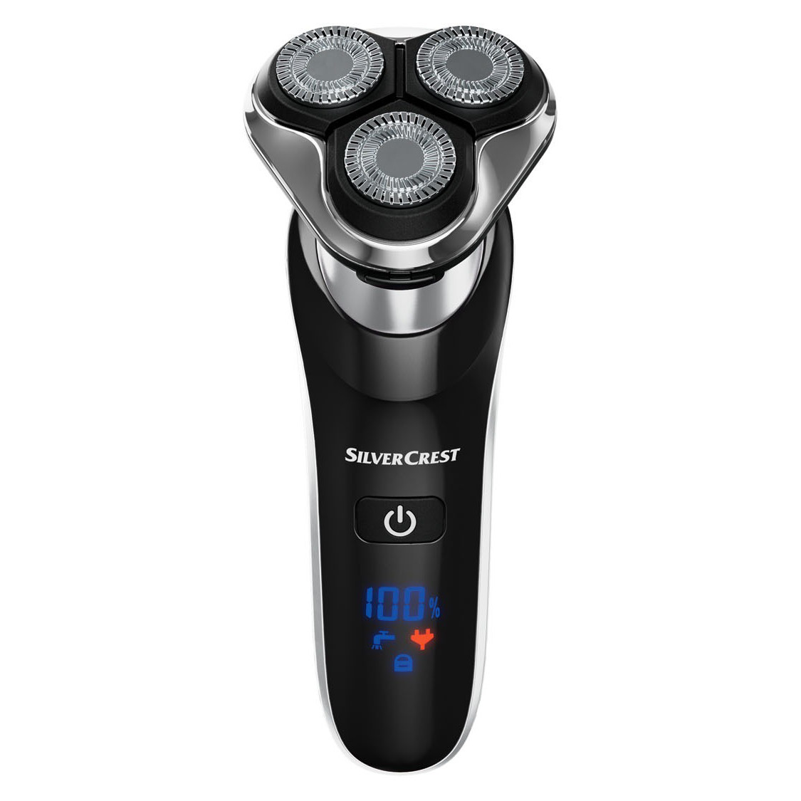 Электробритва роторная Silver Crest SRR 3.7 C4 Черный с аккумулятором ...