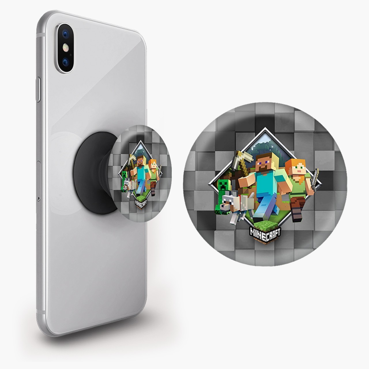 Попсокет (Popsockets) держатель для смартфона Майнкрафт (Minecraft)  (8754-1175-BK) Черный – фото, отзывы, характеристики в интернет-магазине  ROZETKA от продавца: Creativen | Купить в Украине: Киеве, Харькове, Днепре,  Одессе, Запорожье, Львове