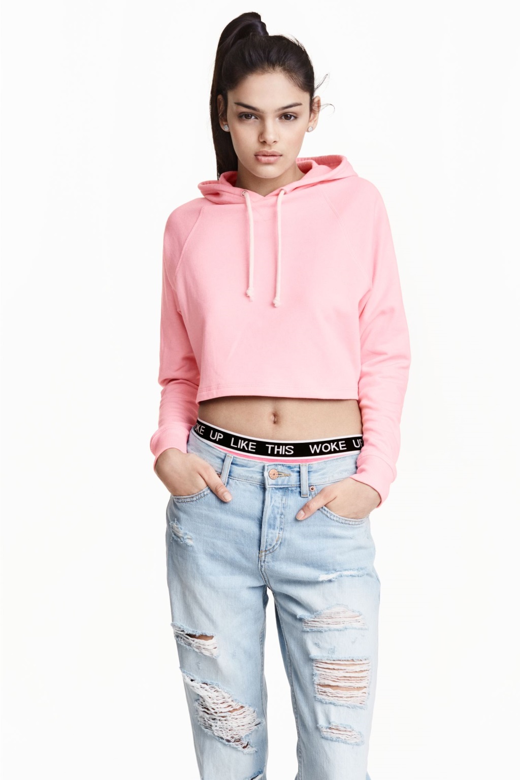 

Худи H&M Divided 03810386 S Пудрово-розовый