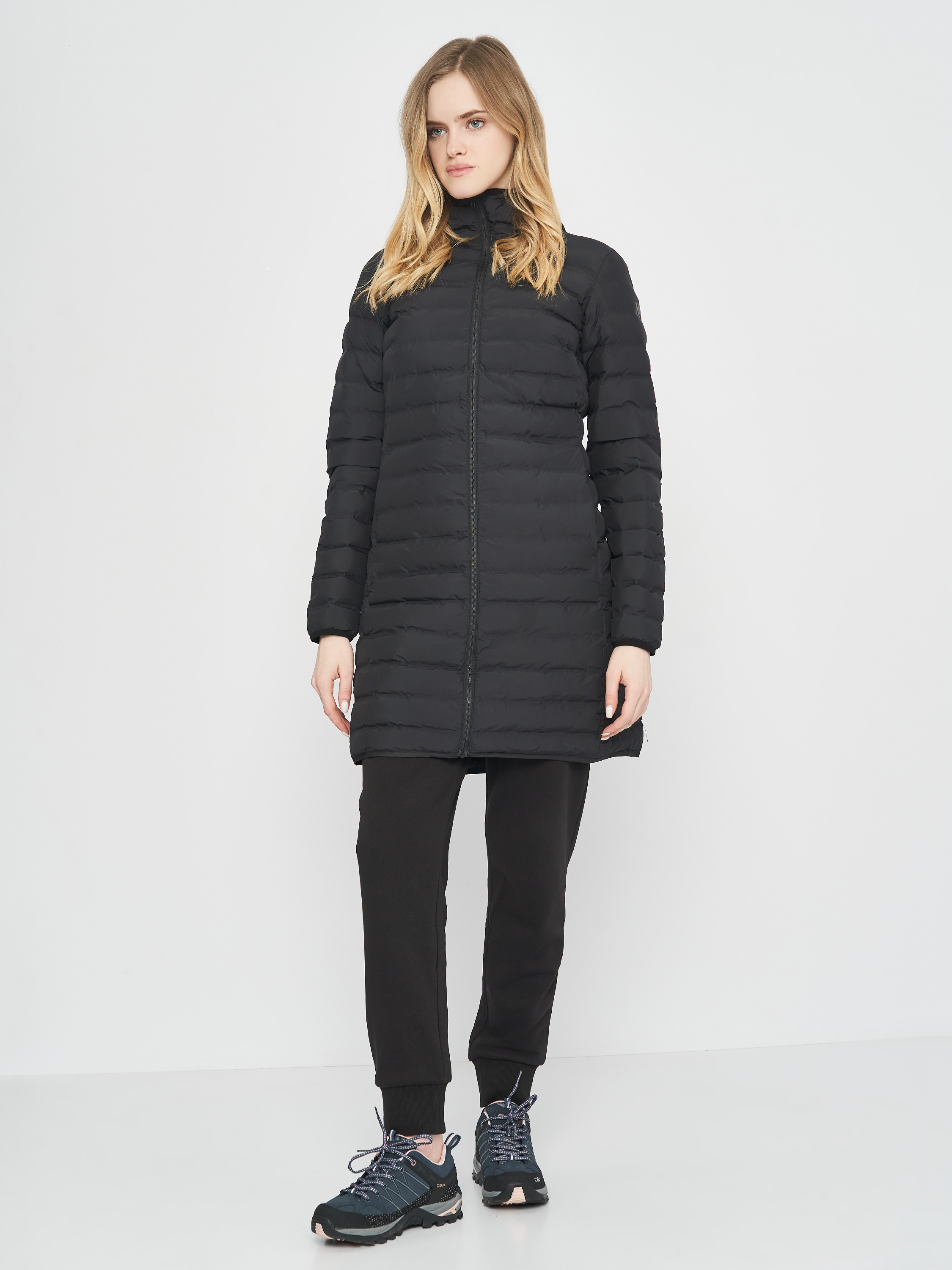 Акція на Куртка демісезонна з капюшоном жіноча Helly Hansen W Mono Material Insulator Coat 53506-990 XS Чорна від Rozetka