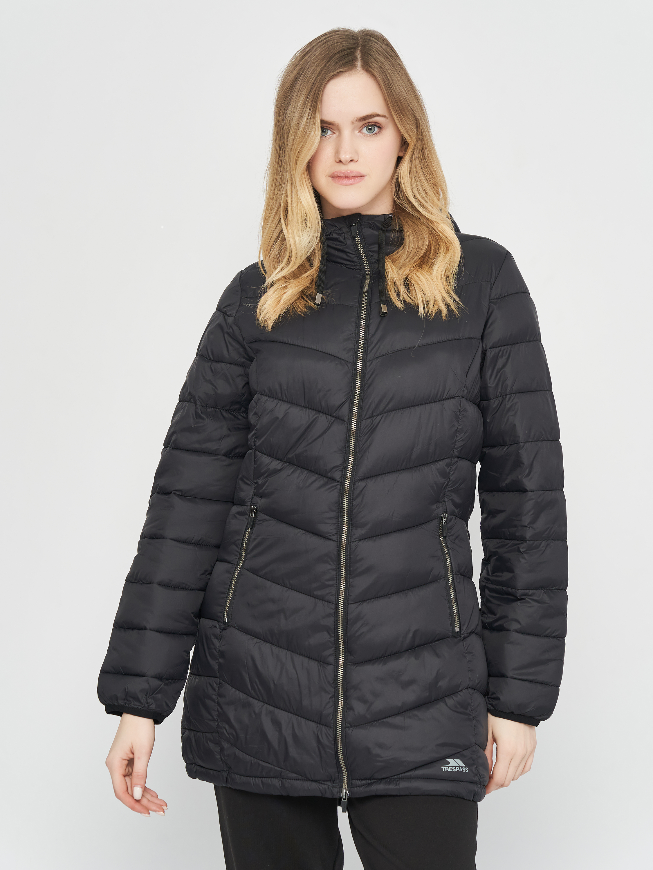 Акція на Куртка зимова довга жіноча Trespass FAJKCATR0006 L Black від Rozetka