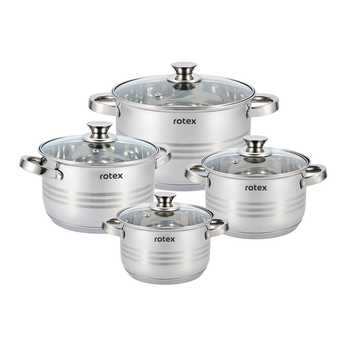 

Набір каструль ROTEX RC305-8L Lamezia