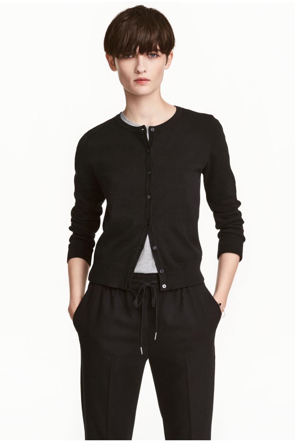 

Кардиган H&M Basics 03963714 L Черный