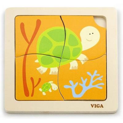 Пазл Viga Toys Черепашки (50143) – фото, отзывы, характеристики в ...