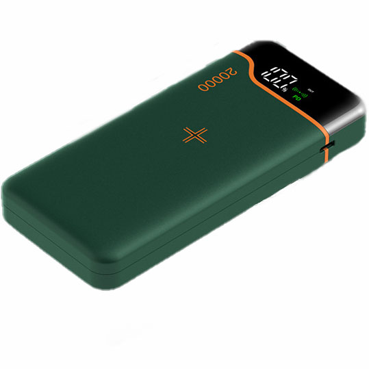 Павербанк 20000 mAh 22.5W с беспроводной зарядкой Зеленый (Q13G) – фото ...