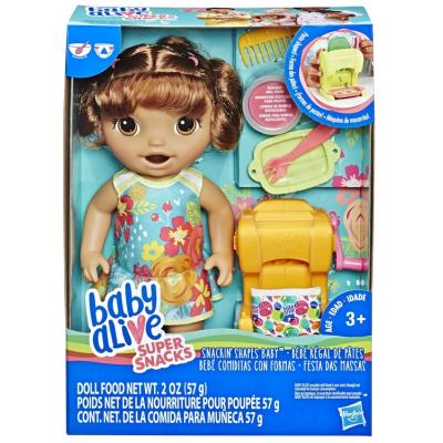 

Кукла Hasbro Baby Alive Малышка брюнетка и Макароны (E3696)