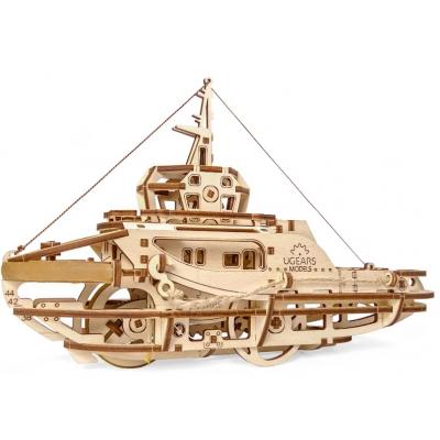 

Конструктор Ugears механический Буксир (70078)