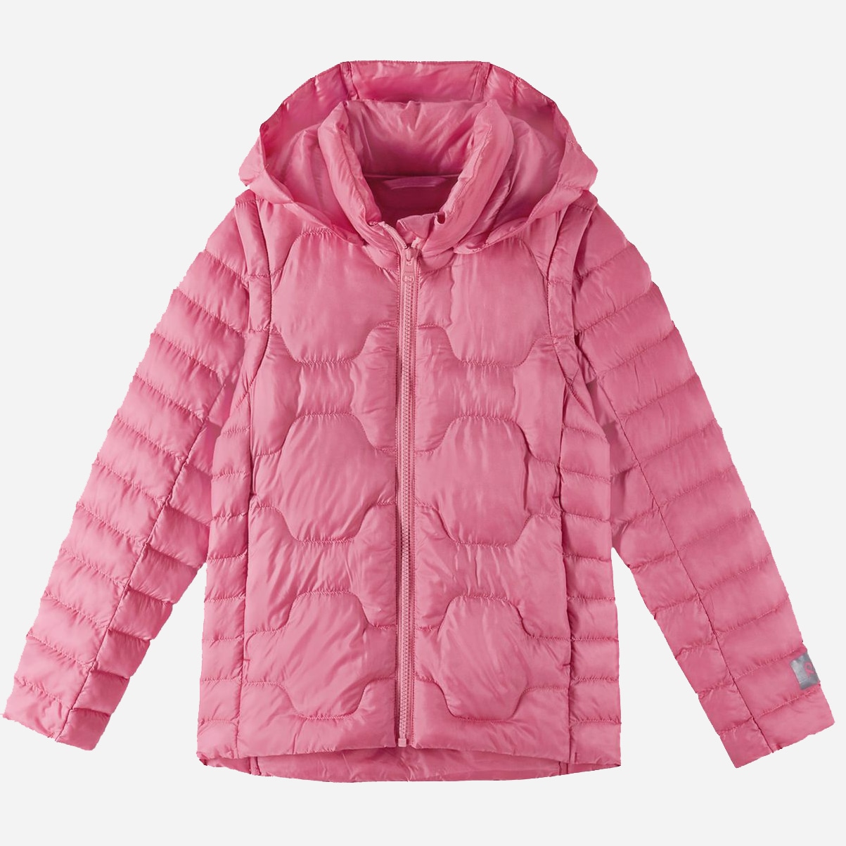 Акція на Дитяча демісезонна термо куртка для дівчинки Reima Avek 5100146C-4370 110 см від Rozetka