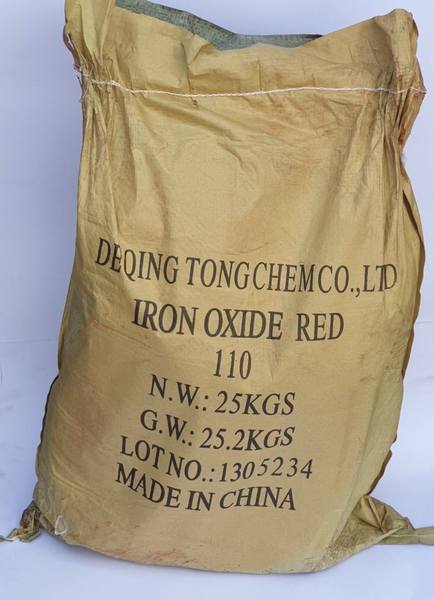 

Пигмент железоокисный TONGCHEM красный 110 мешок 25 кг
