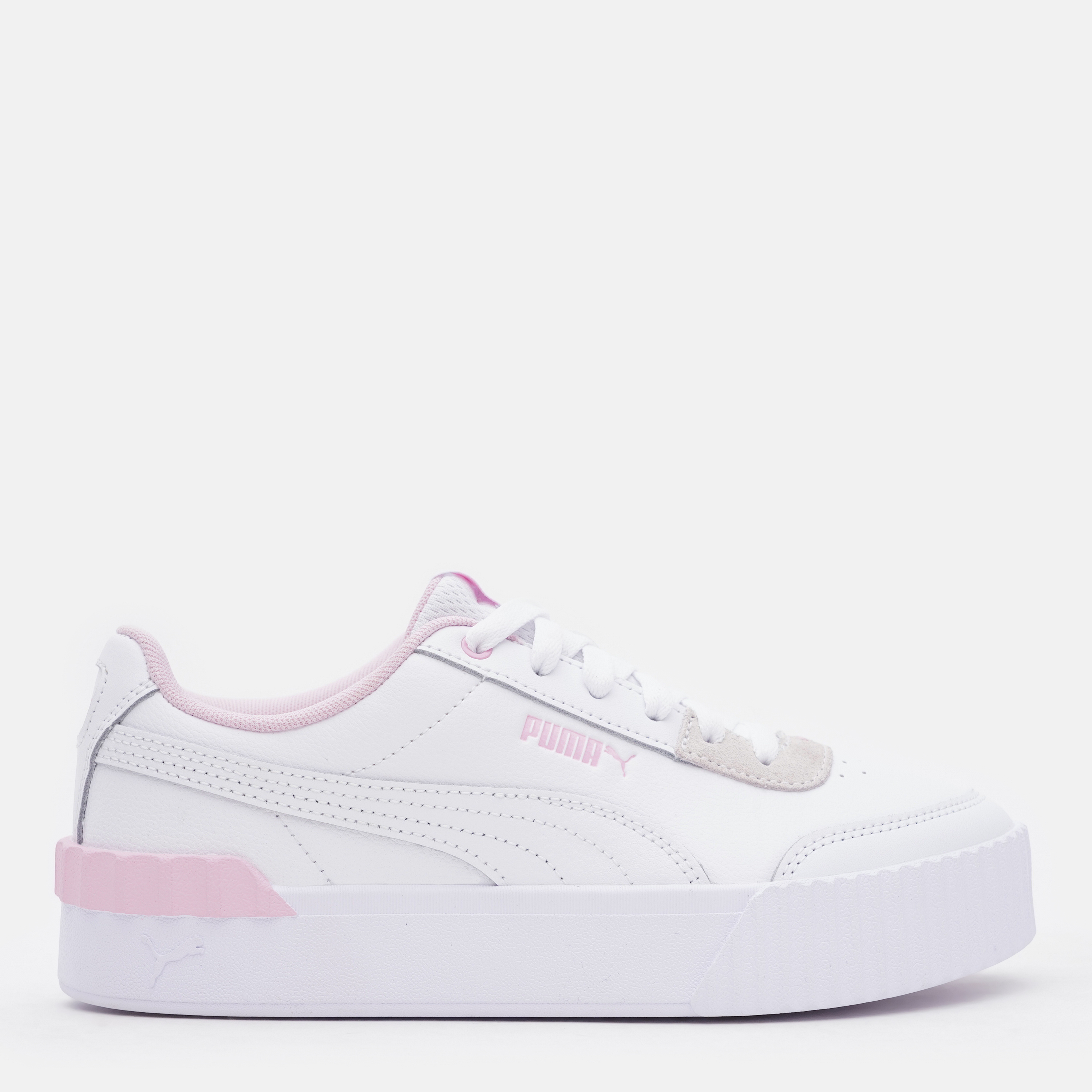 Акція на Жіночі кеди низькі Puma Carina Lift 37303110 37 (4) 23 см White-Pink Lady від Rozetka