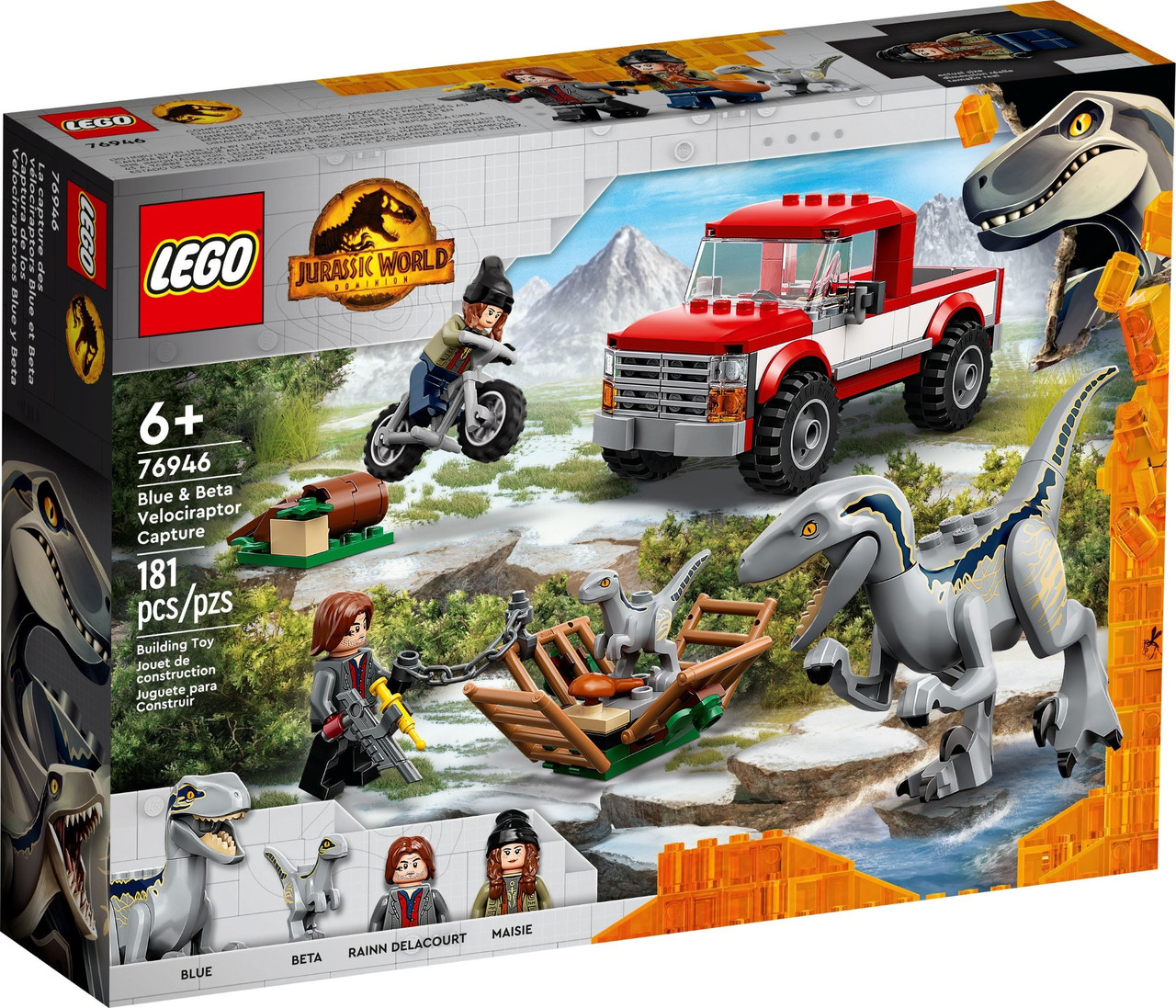 Лего Парк Юрского периода Блу и поимка бета-велоцираптора LEGO Jurassic  World 76946 – фото, отзывы, характеристики в интернет-магазине ROZETKA от  продавца: ToysBabyHit | Купить в Украине: Киеве, Харькове, Днепре, Одессе,  Запорожье, Львове