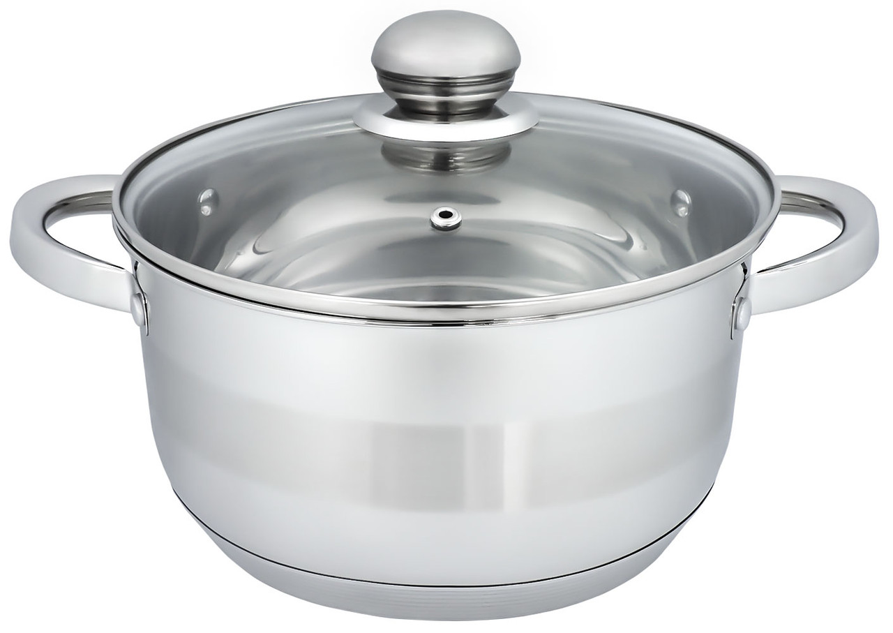 

Кастрюля из нержавеющей стали с крышкой 6.5л (ск-221)