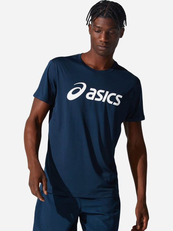 Футболка ASICS Core Asics Top 2011C334-402 S Синий/Белый (4550330599133 ...