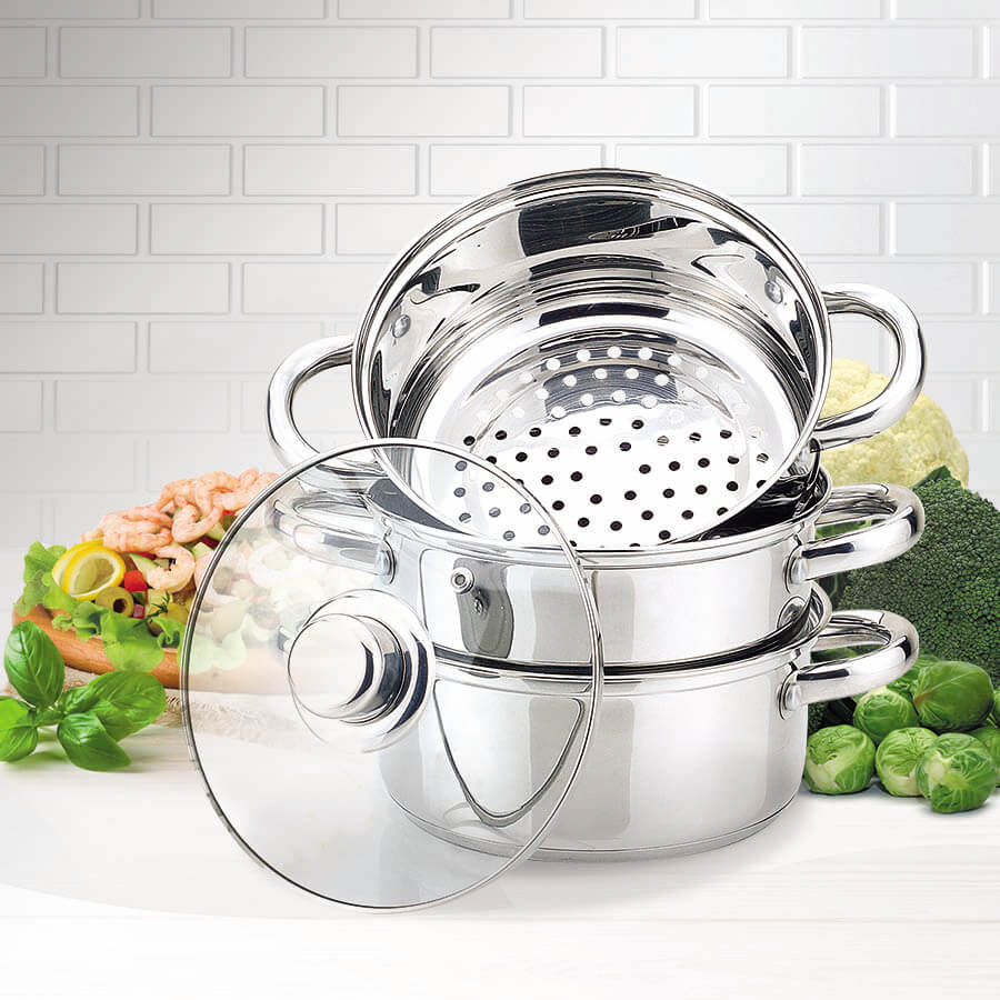 Пароварка из нержавеющей стали Maestro 3 л MR2900-20 – низкие цены ...