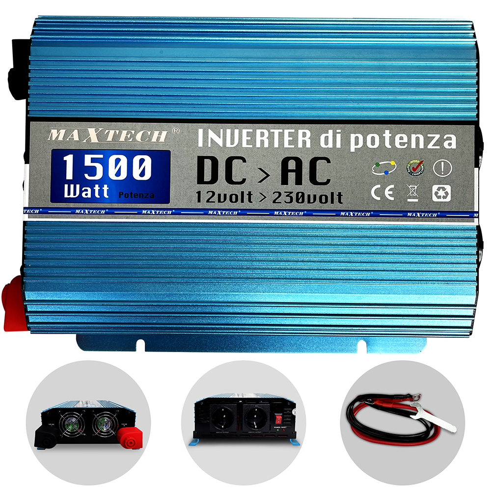Преобразователь напряжения MaxTech HN-1500-12 1500 ватт инвертор 1500W ...