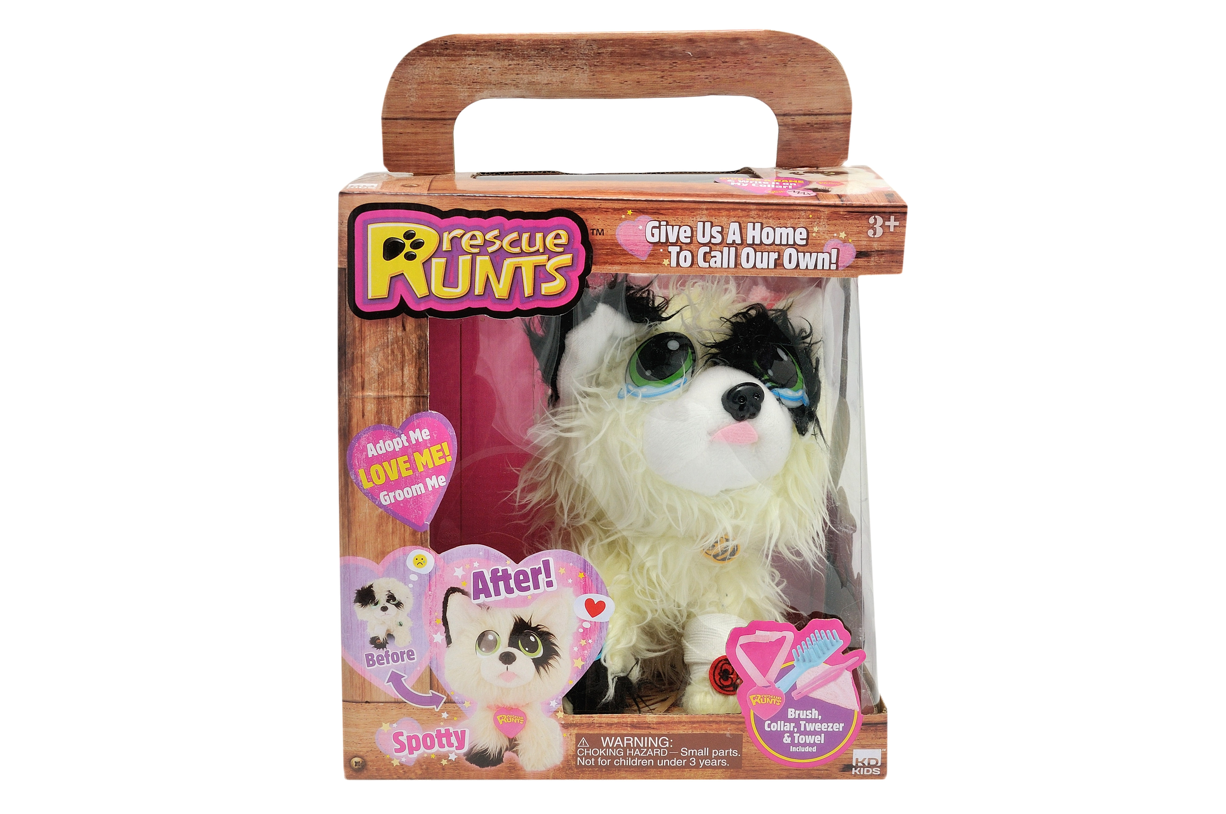 Rescue runts husky plush hot sale dog