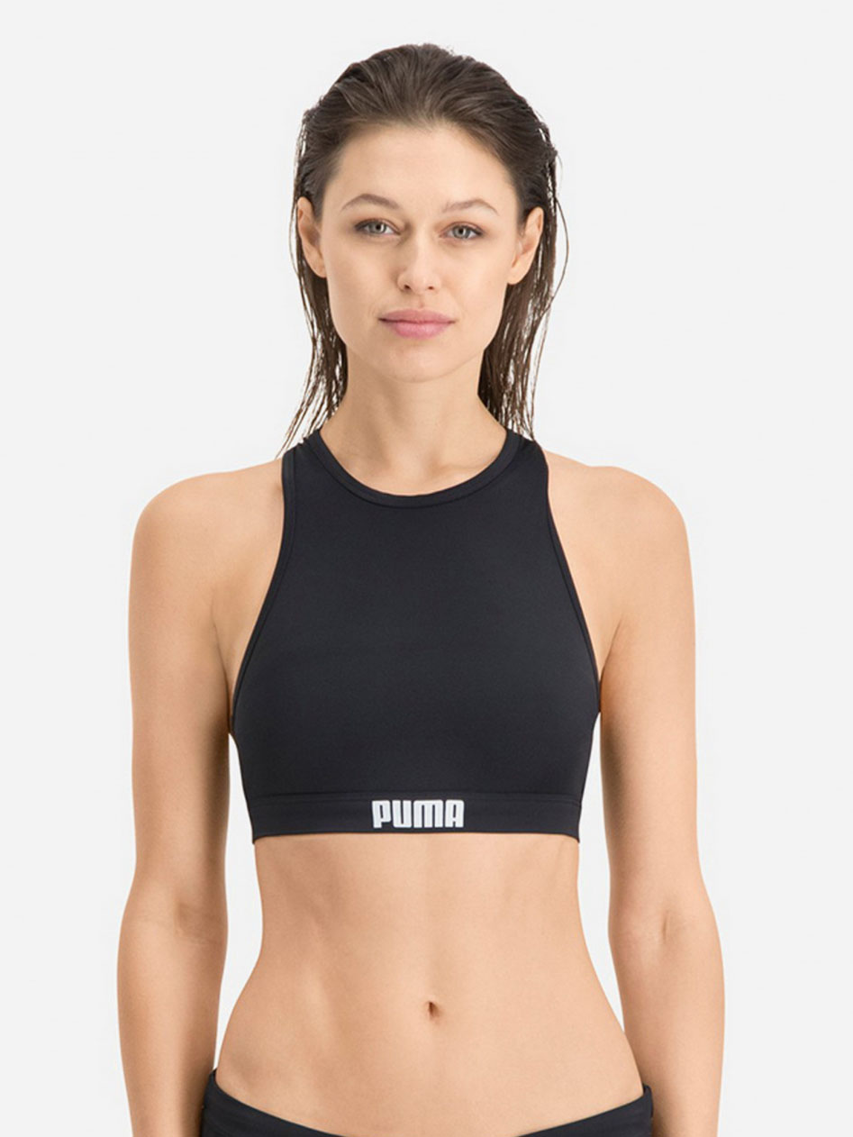 Акція на Верхня частина купальника Puma Swim Women Racerback Sw 90769202 M Black від Rozetka