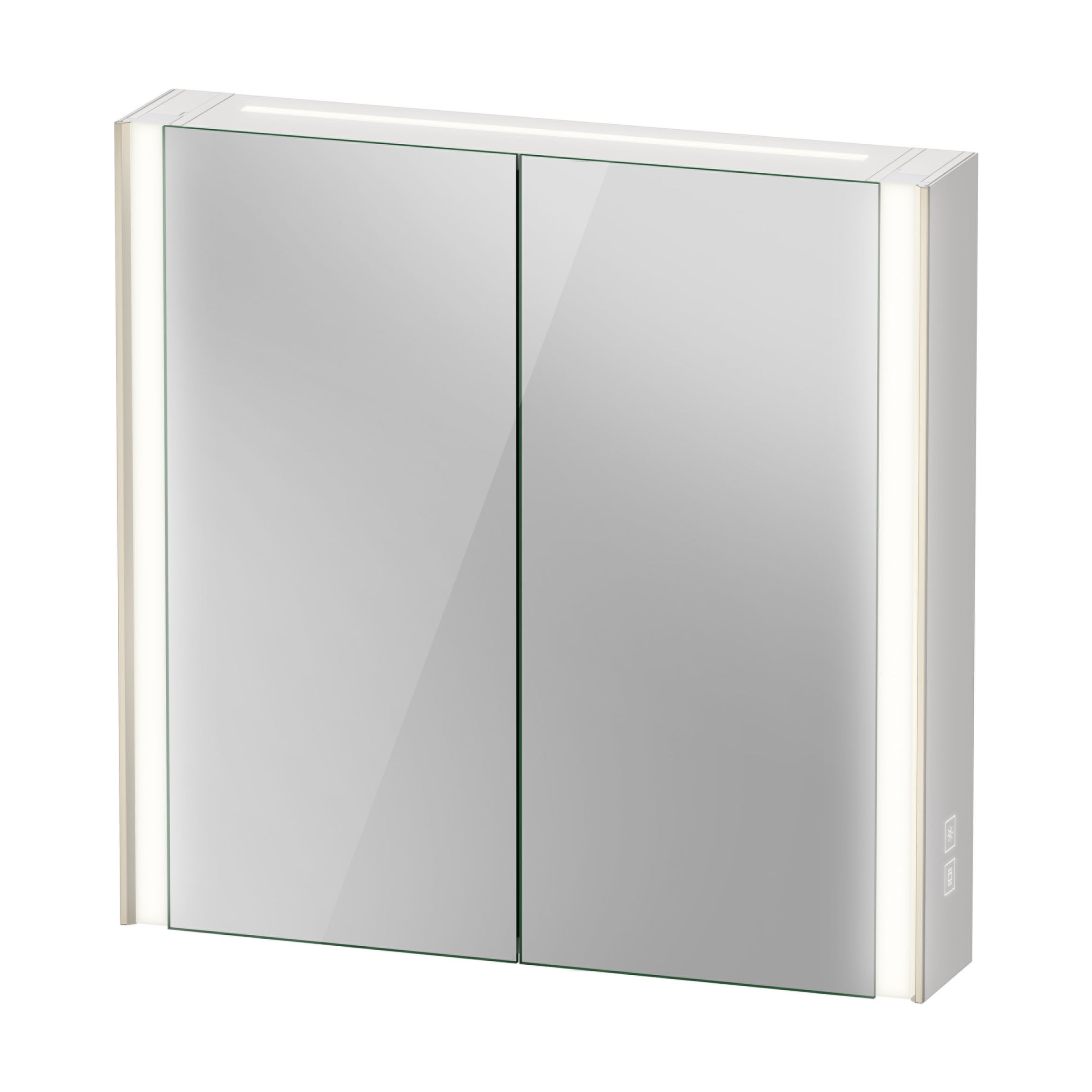 Зеркальный шкафчик с LED подсветкой Duravit XViu 82 х 15,6 х h80 см ...