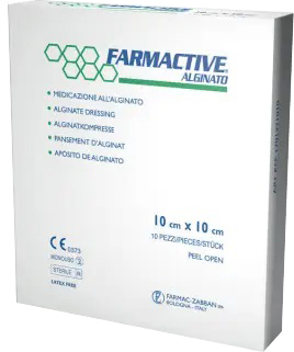 Альгинатная повязка Farmac-Zabban Farmactive Alginato 10 х 10 см ...