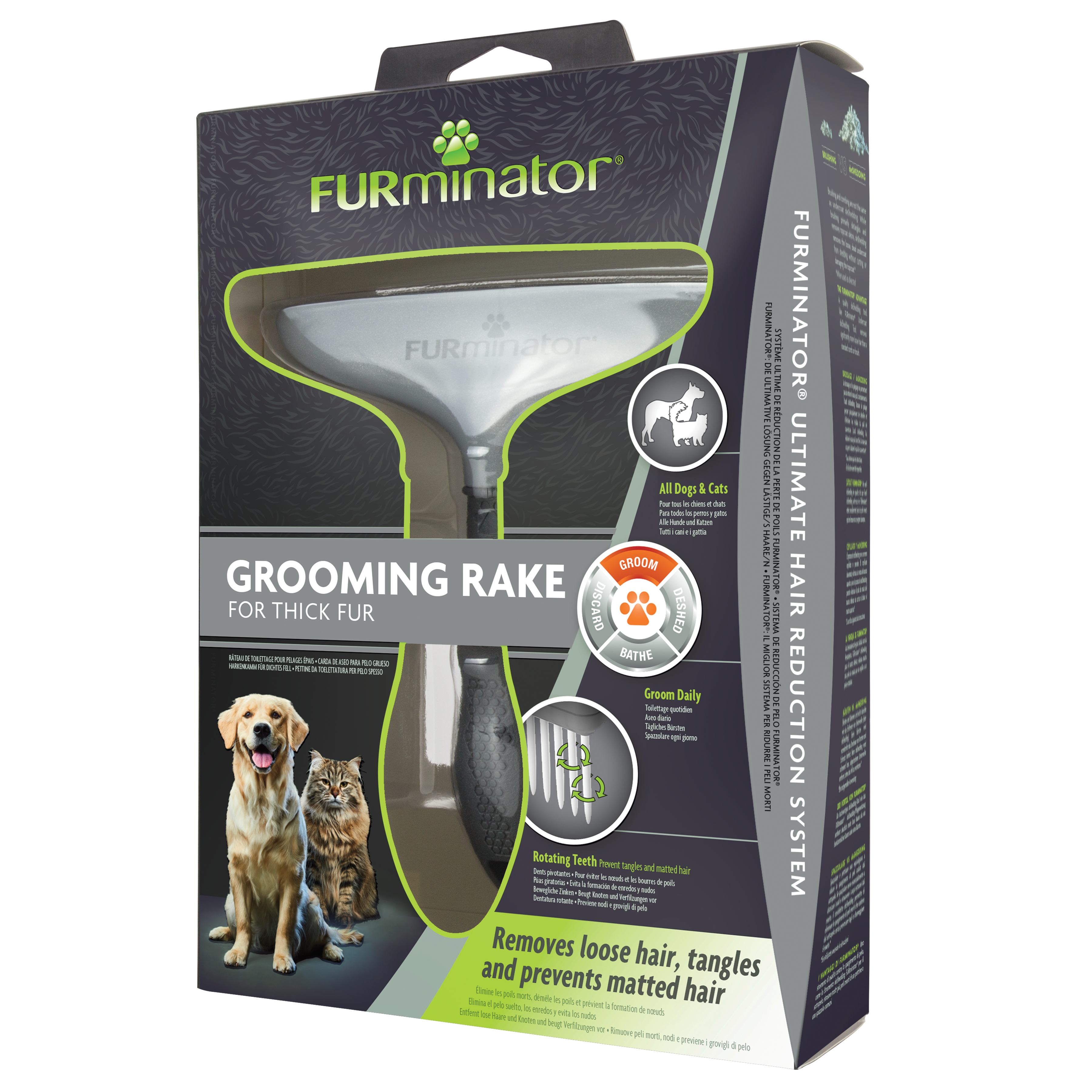 Гребінь FURminator для собак та котів з обертовими зубцями арт.691664 ...