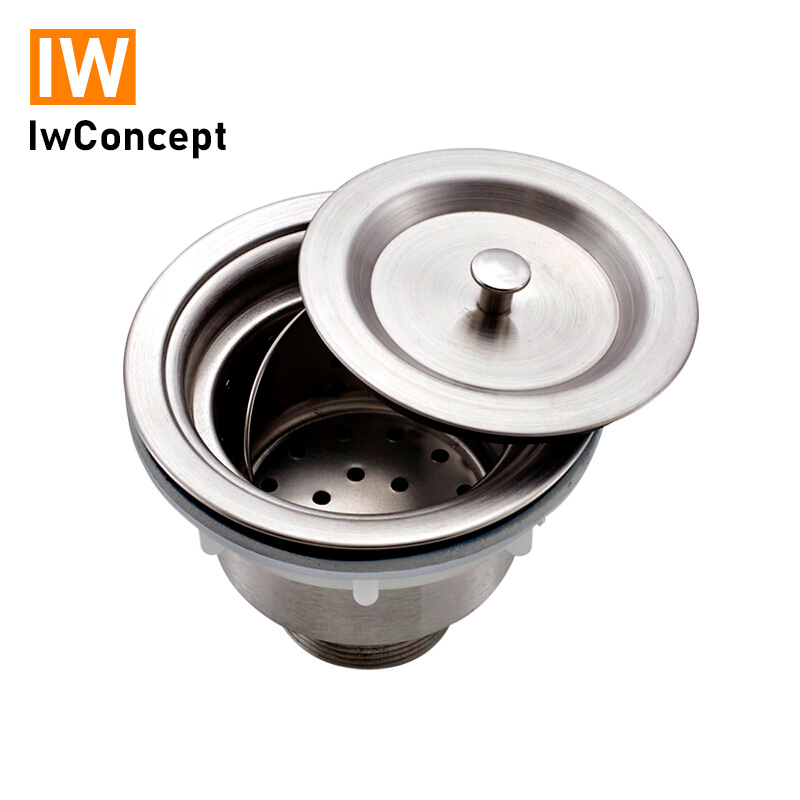 

Выпуск для мойки с корзиной IwConcept S3001 110mm (1 3/4in) 304 Steel