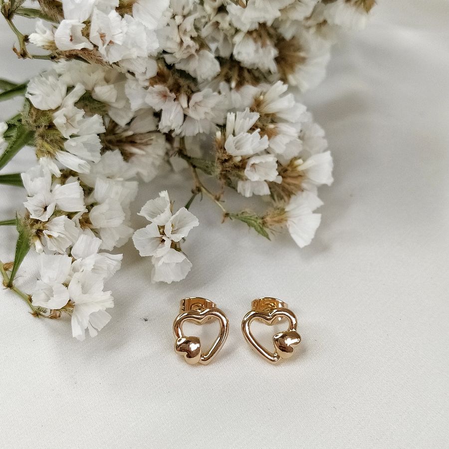 

Серьги гвоздики сердца без камней 929 KH01 AA