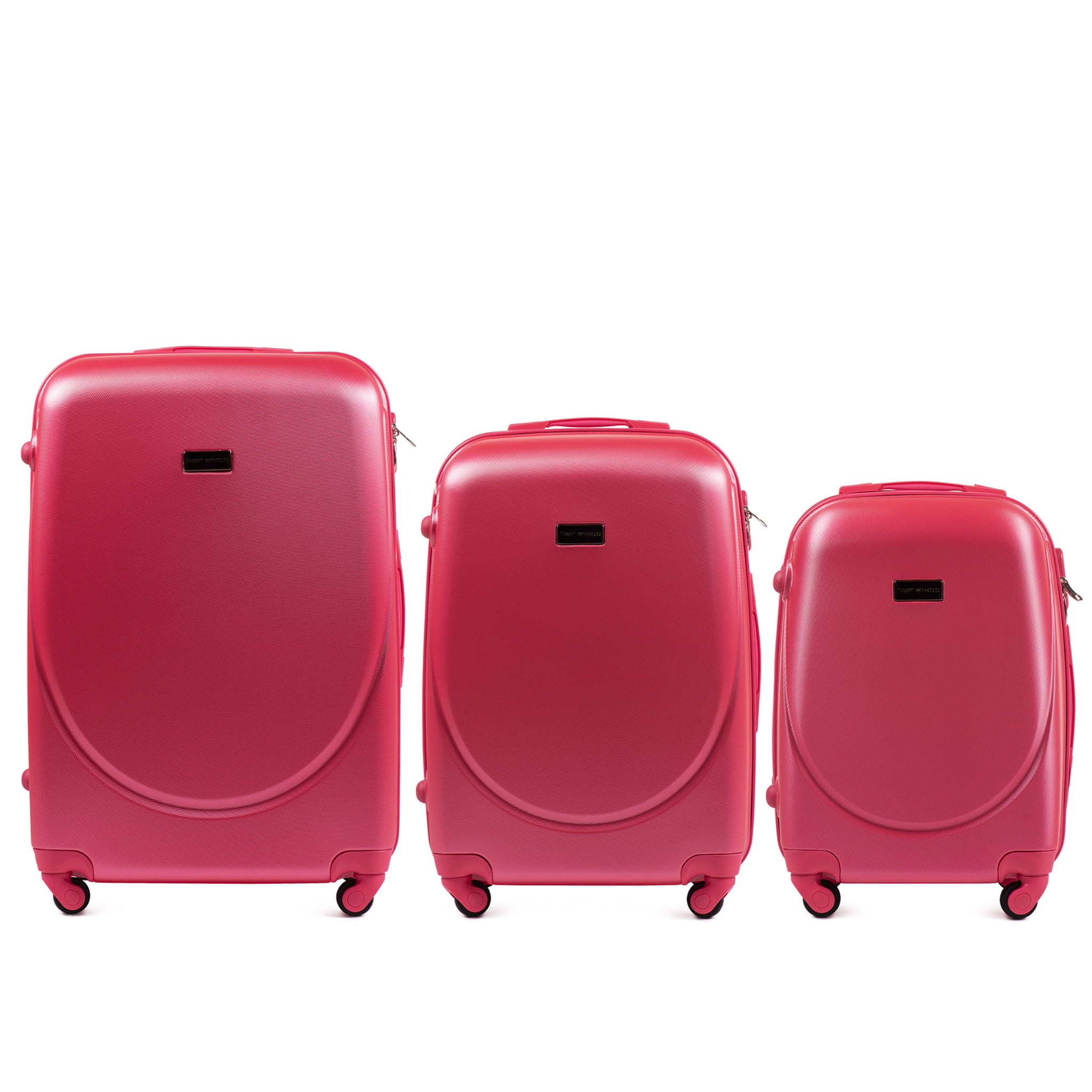 

Комплект дорожных чемоданов на колесах Wings Goose 310K 3в1 бордовый