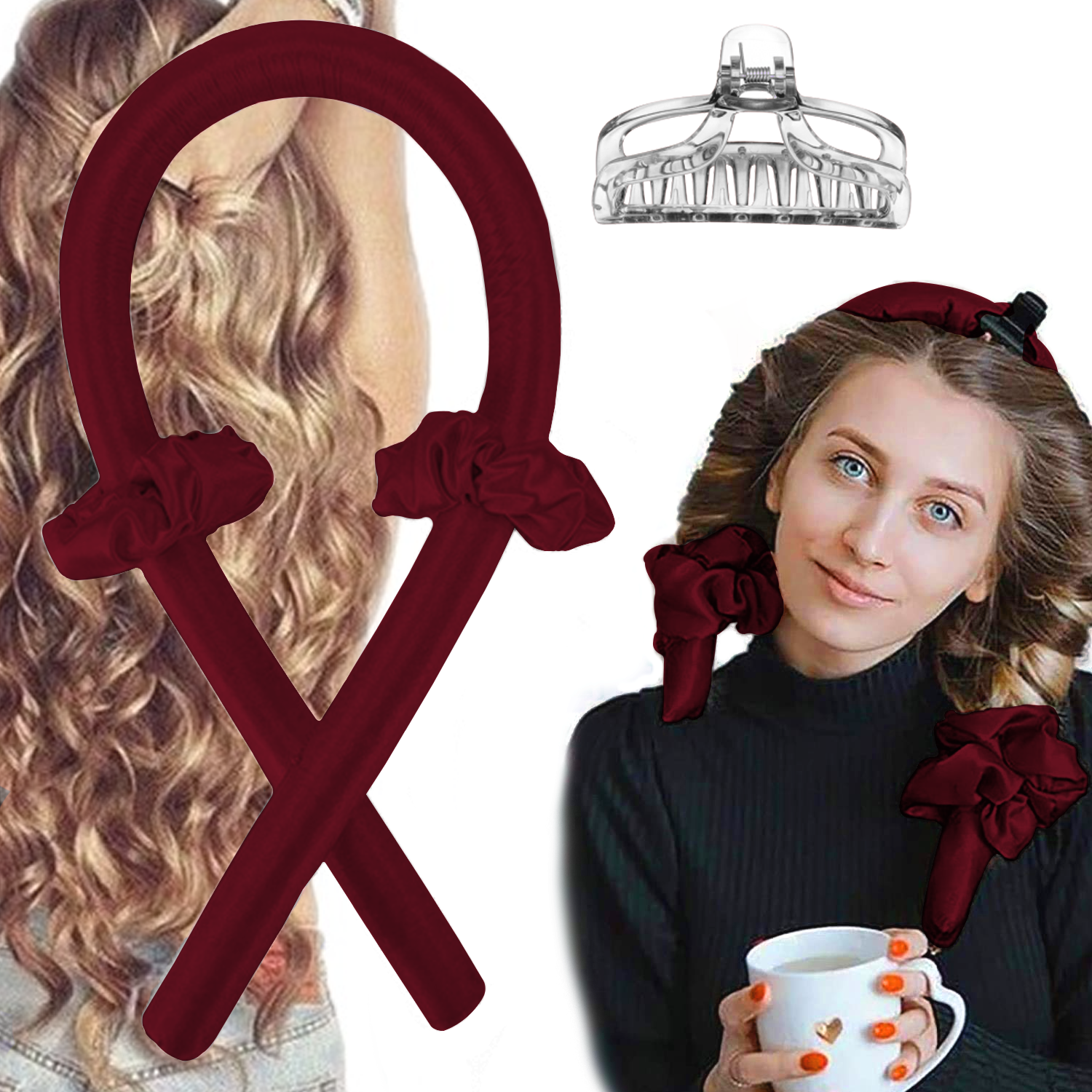 Мягкие бигуди для холодной завивки волос и создания локонов Navi Hair ...