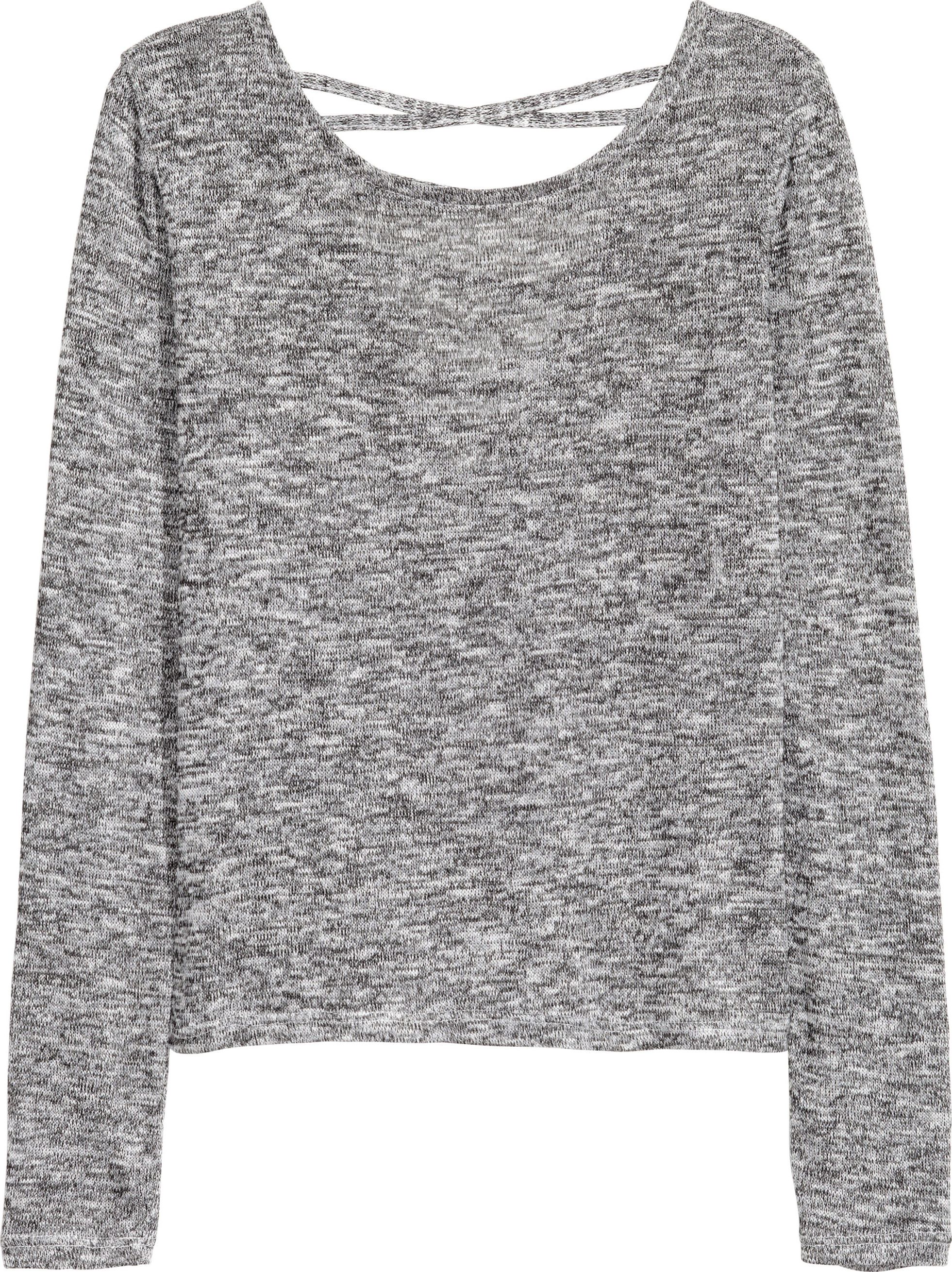

Джемпер H&M 3954954RP2 S Серый меланж