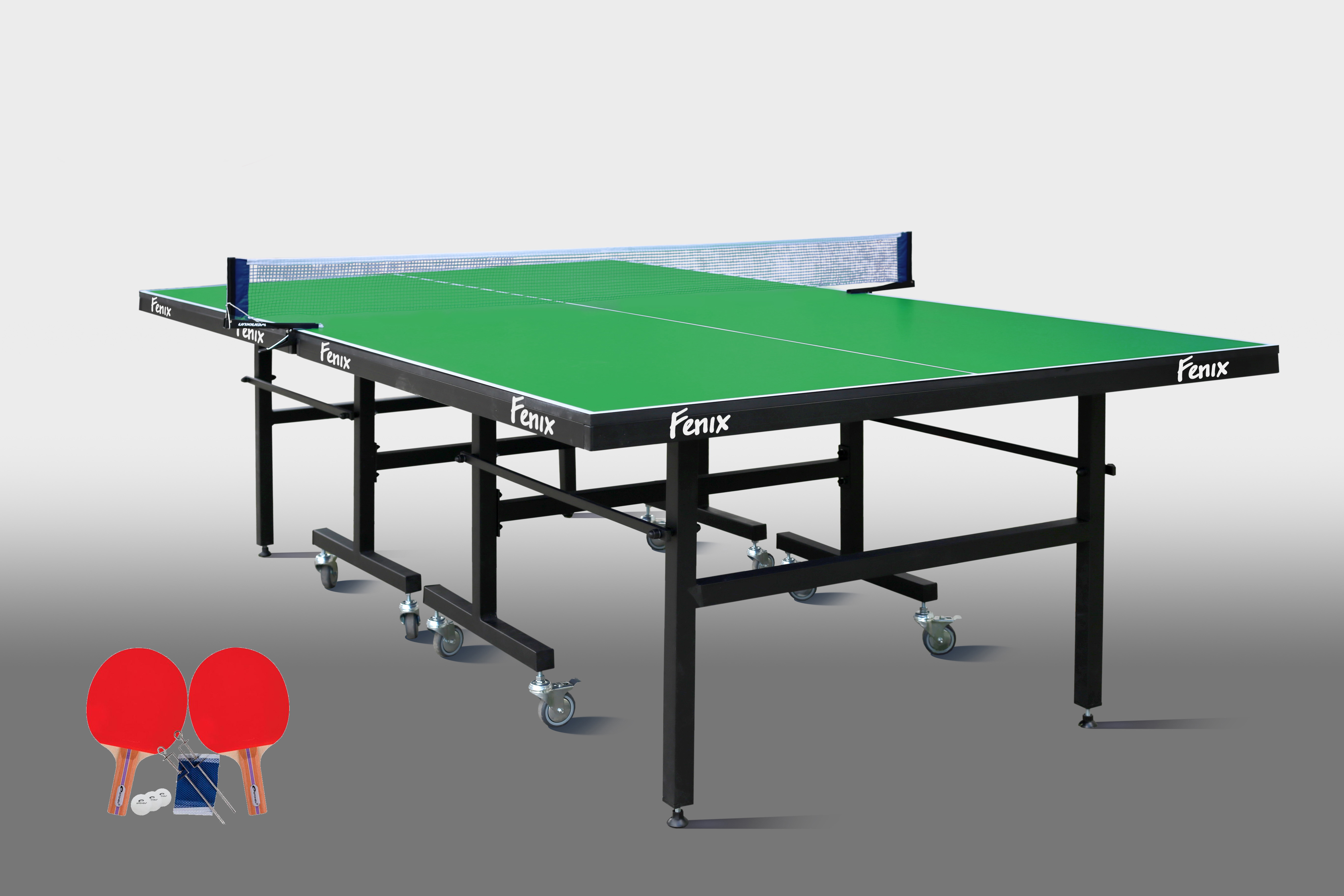 Теннисный стол для помещений «Феникс» Master Sport M25 зеленый, (026 ...