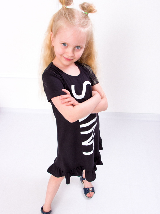 Акція на Дитяча літня сукня для дівчинки Носи своє 6255-036-33 110 см Чорна (p-6016-35130) від Rozetka