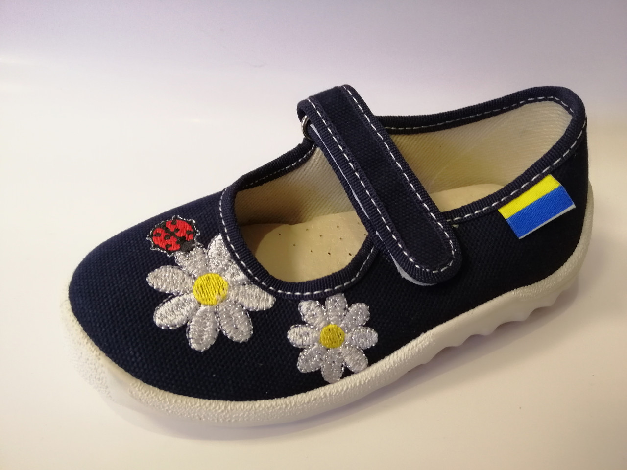 

Тапочки для девочки Waldi 4005/14 синие р.27-17 см