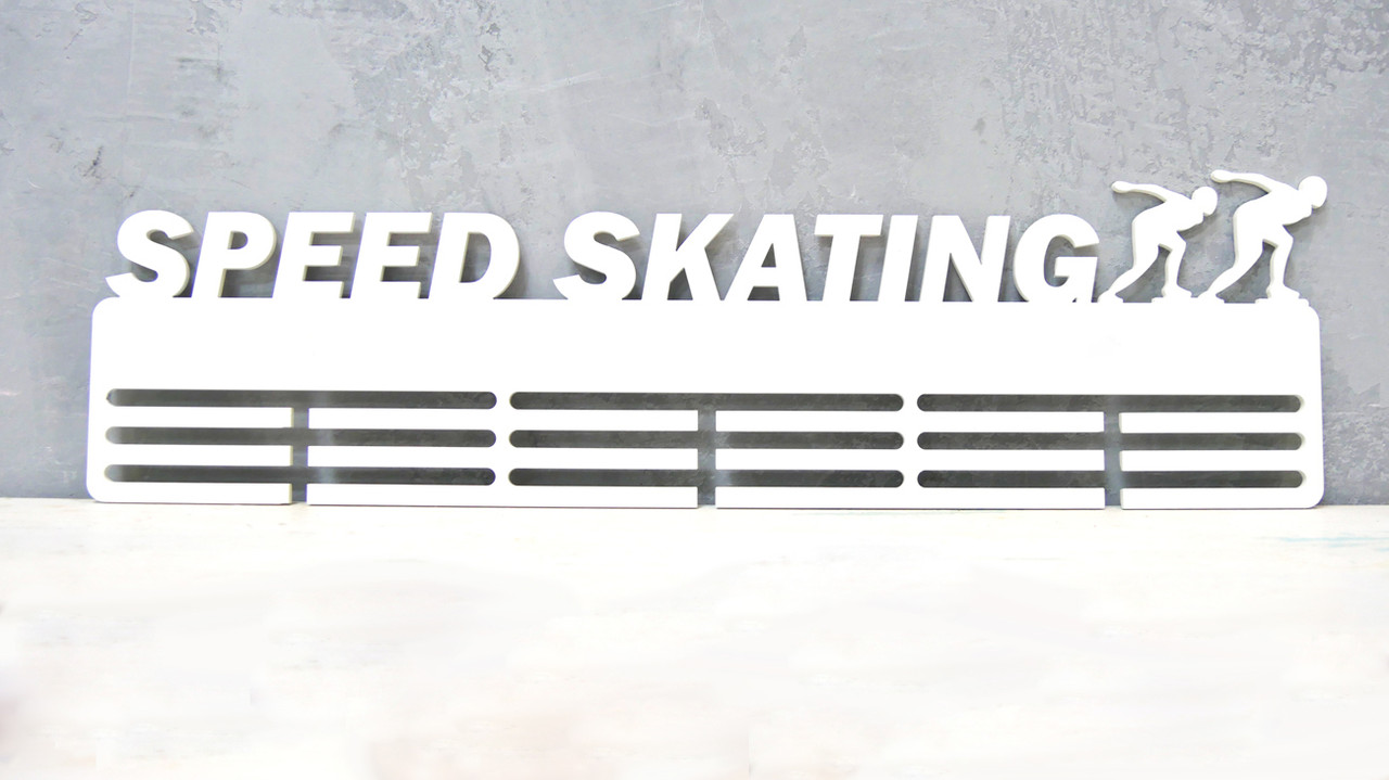 

Медальница из металла "SPEED SKATING / КОНЬКОБЕЖНЫЙ СПОРТ"