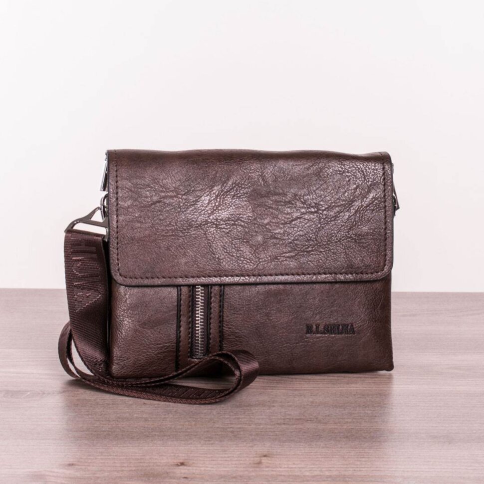 

Cумка через плечо мужская Dietka 329347 коричневый