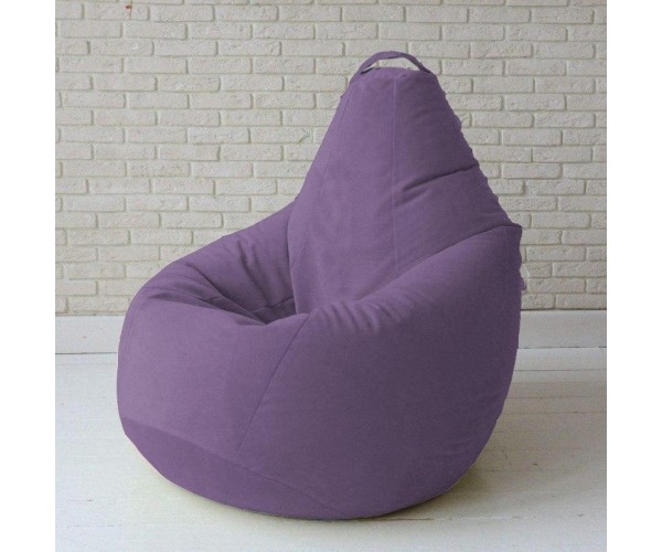 

Кресло-груша велюр фиолетовый KatyPuf XXL 140x100