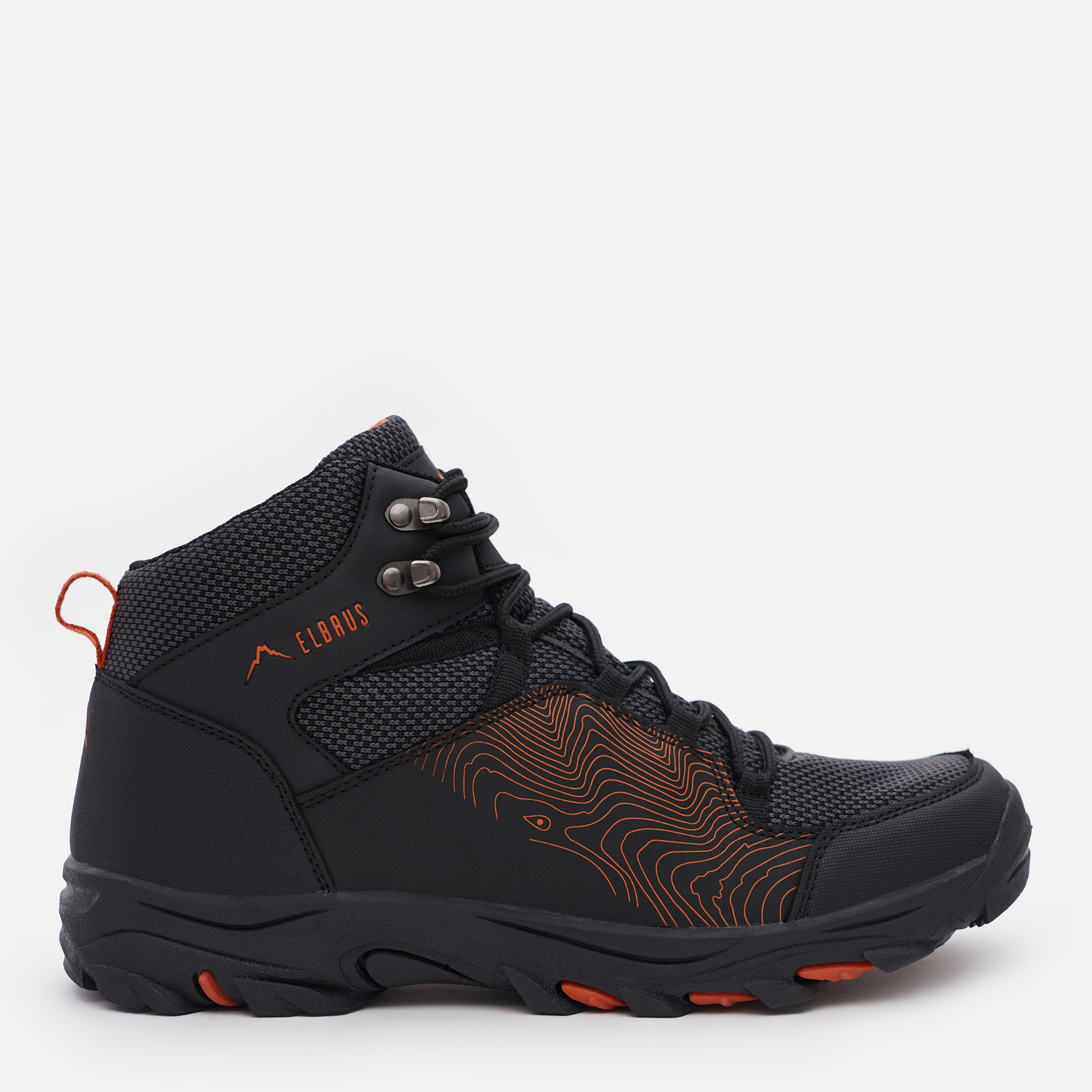 Акция на Чоловічі черевики Elbrus Epiter Mid 45 (12) 29.5 см Black/Orange от Rozetka