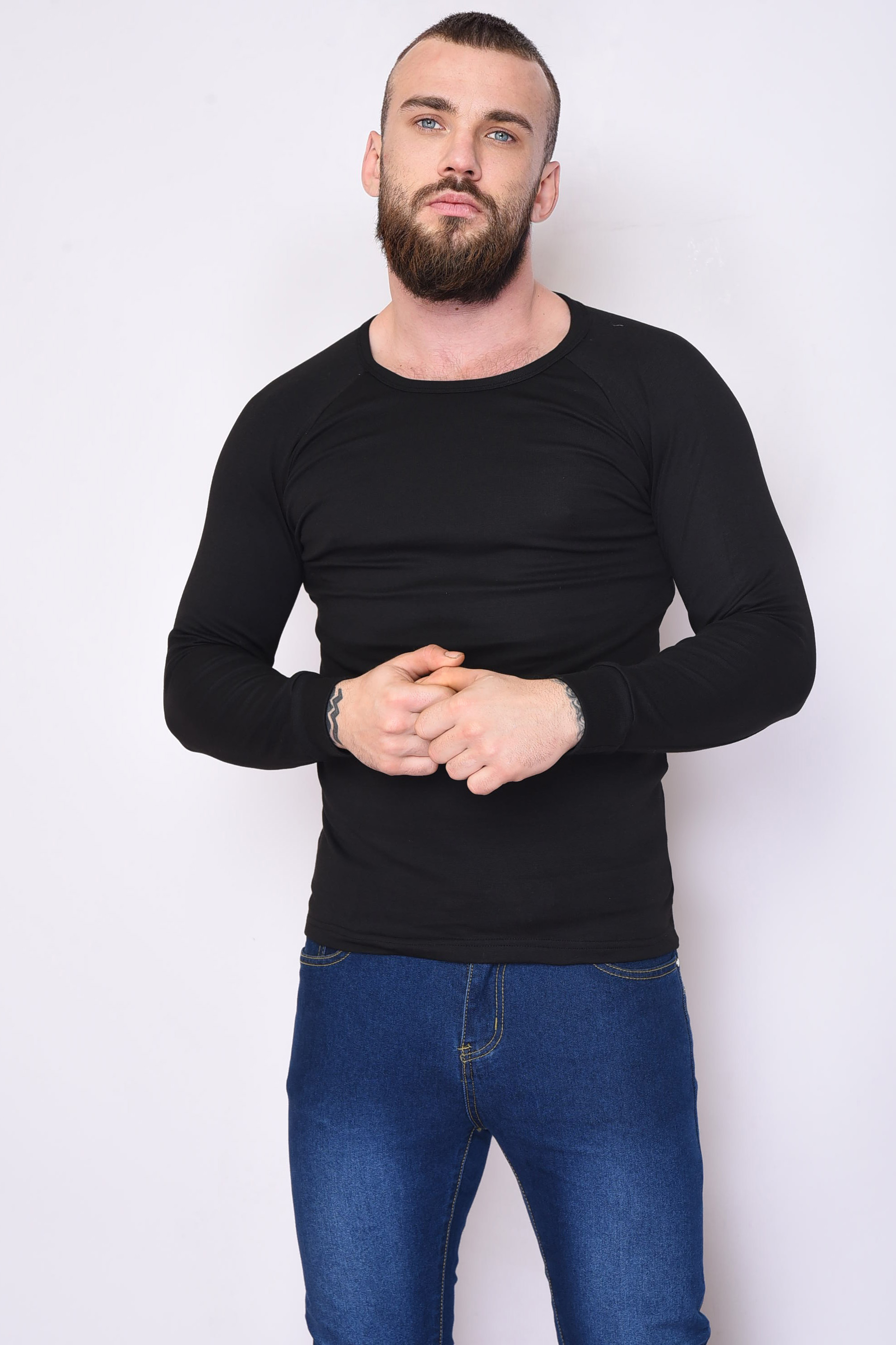 Термо-кофта на флісі чоловіча чорного кольору розмір L Кота Чорний ...