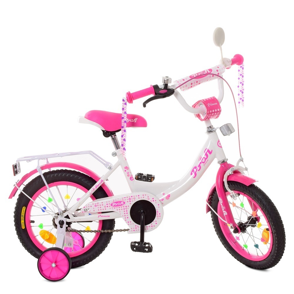 

Велосипед PROFI Princess 12" White / Crimson (XD1214)