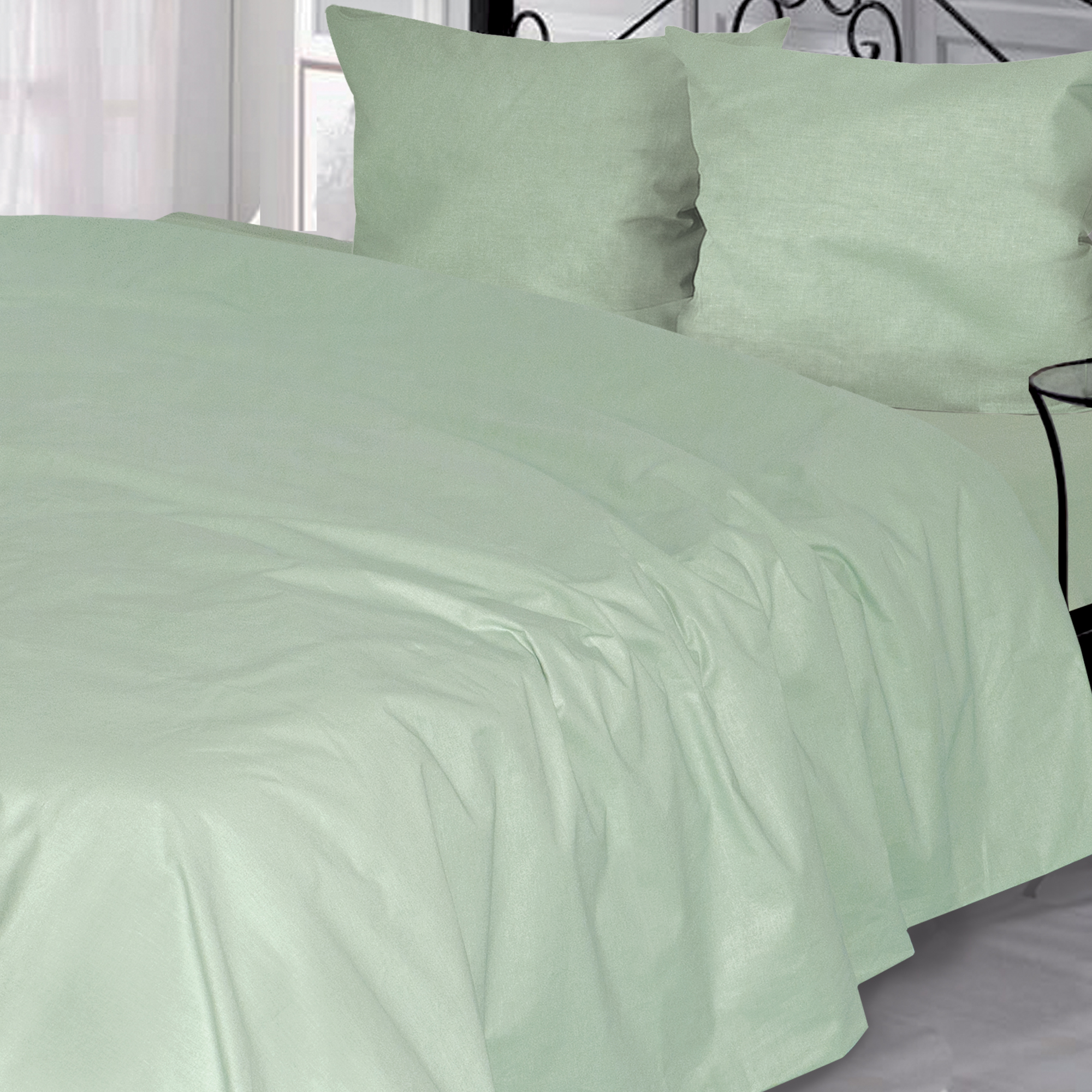 Простынь Ярослав Бязь гладкокрашеная 09 мятная 180х215 см (40891 ...