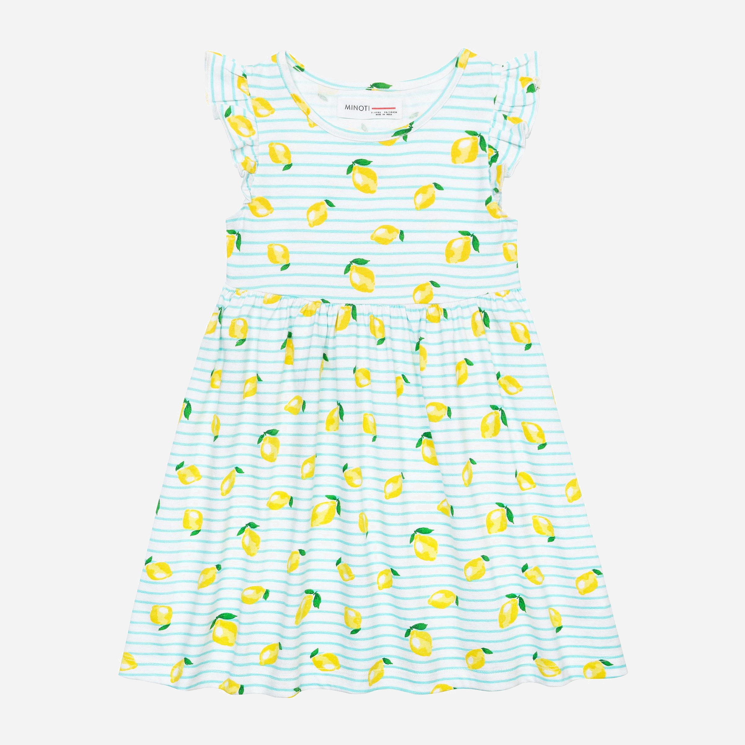 Акція на Дитяча літня сукня для дівчинки Minoti 10TDRESS 4 36241KID 80-86 см Різнокольорова від Rozetka