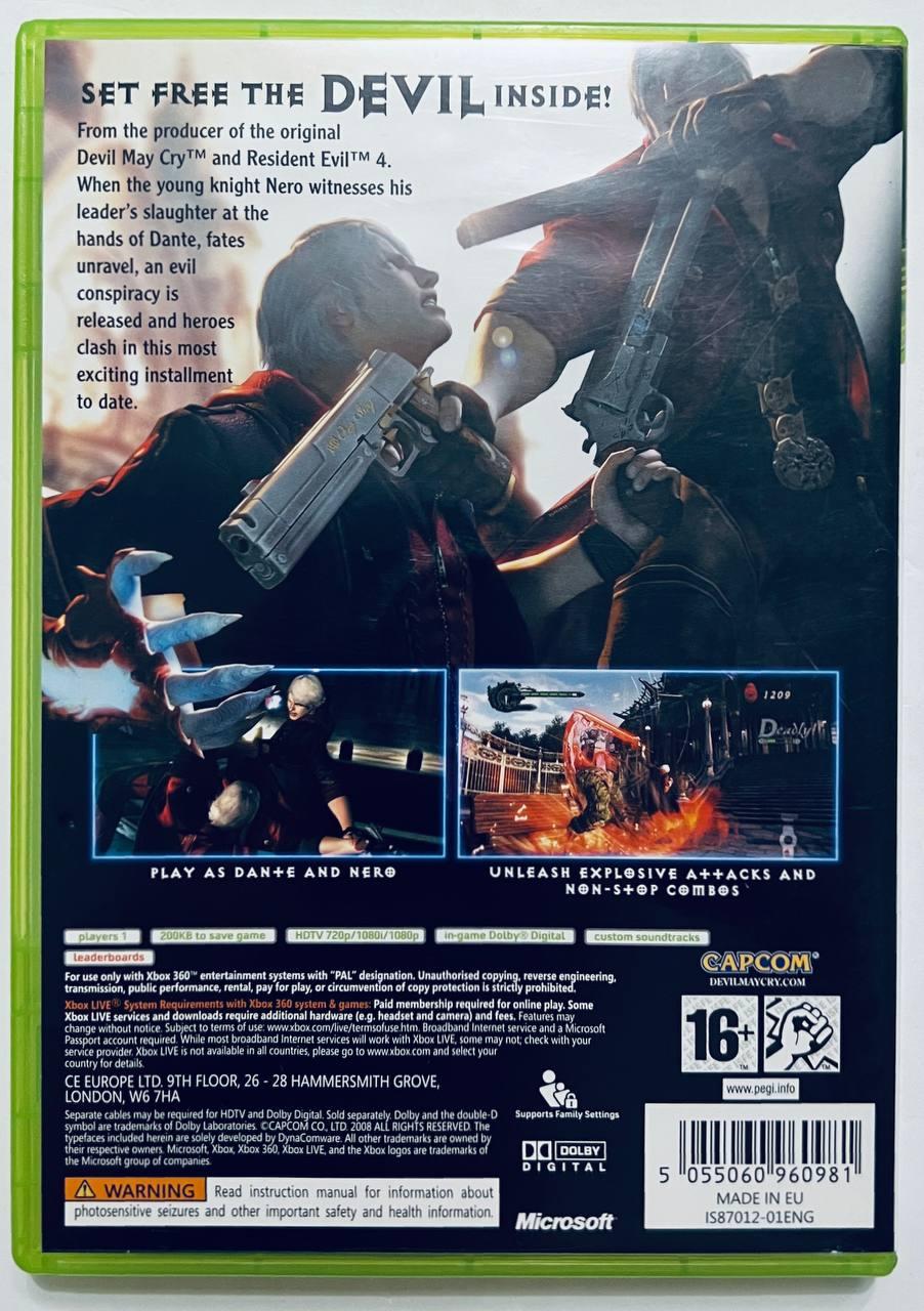 Devil May Cry 4 Xbox 360 (USADO) - Fenix GZ - 16 anos no mercado!