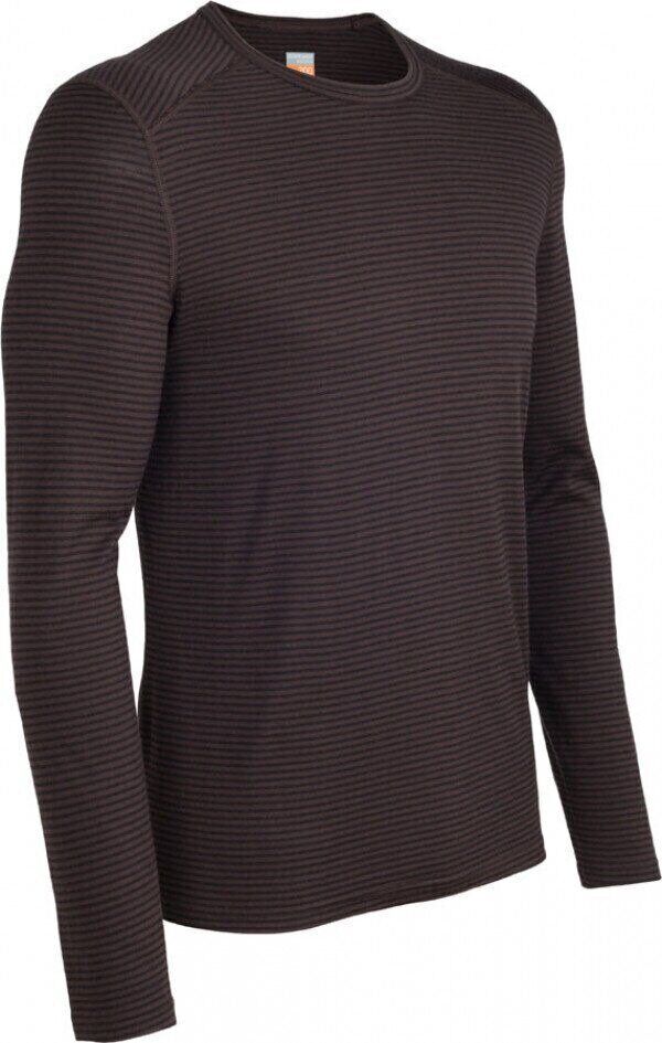 

Термофутболка мужская Icebreaker 200 Oasis Long Sleeve Crewe Stripe Walnut Overdye M (100 809 J17 M)