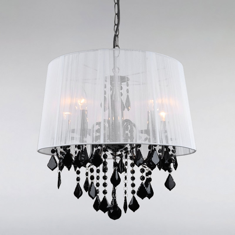 

Люстра подвесная Light House LS-15255BL-5 BL WHITE черная