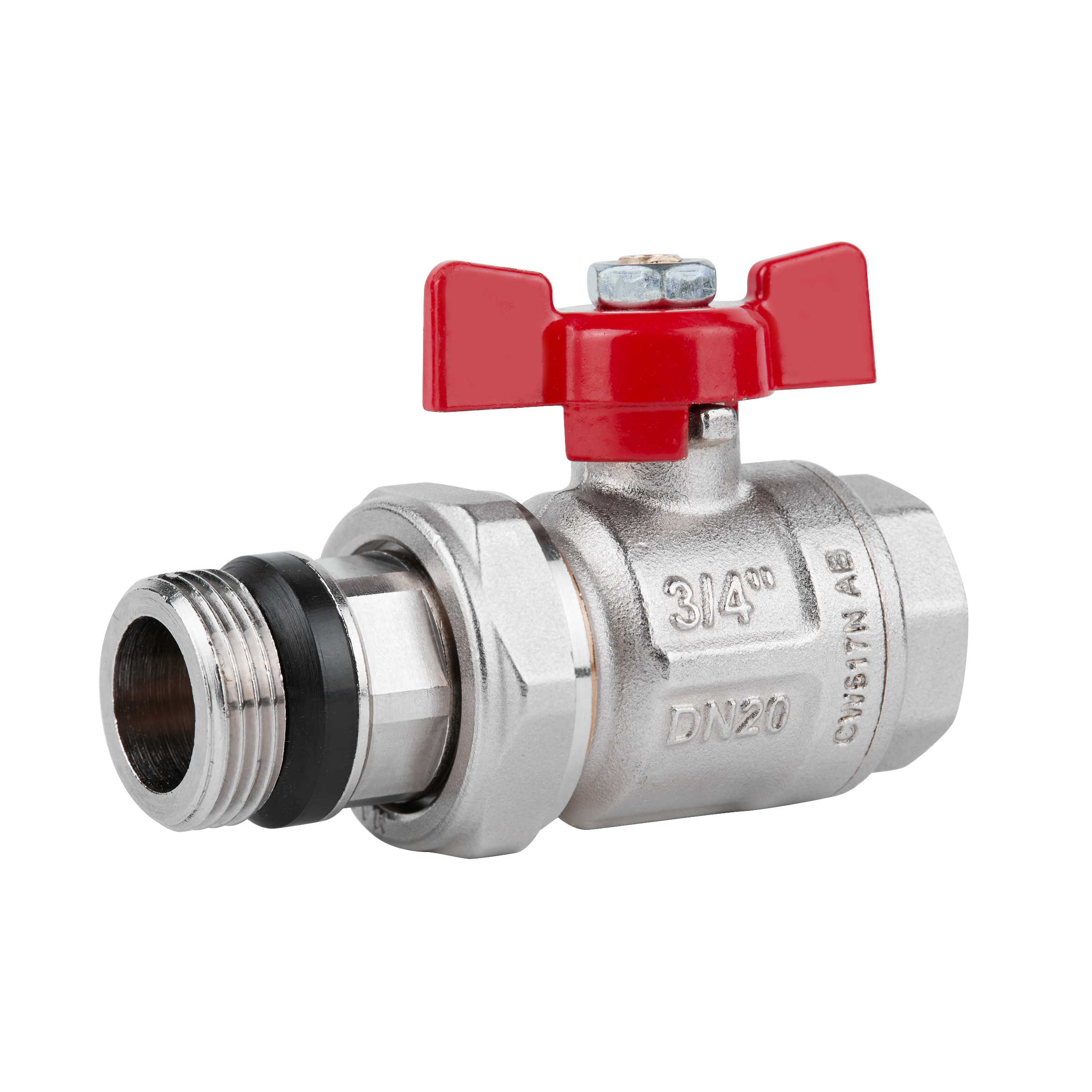 Кран-американка пряма з антипротечкою 3/4" PN40 ICMA №348 87348AE11 ...