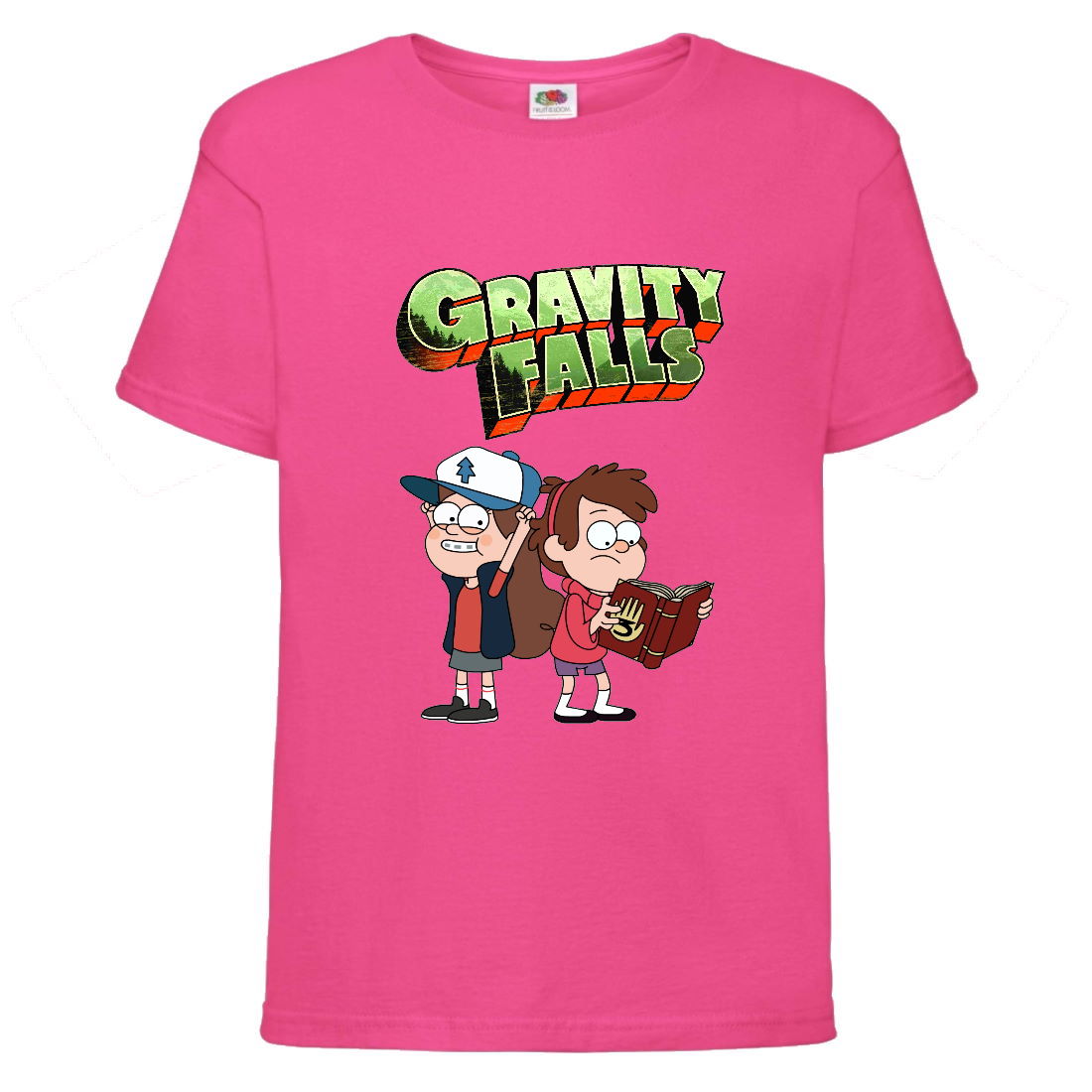 

Футболка детская Гравити Фолз Мэйб и Диппер 7 (Gravity Falls Mayb and Dipper 7) розовая (GF pin-02) 140 см