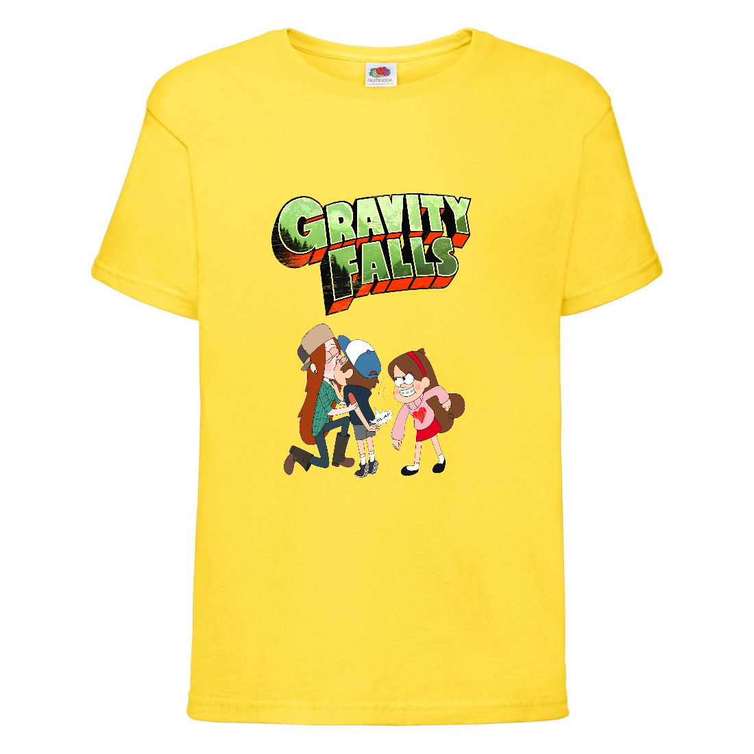 

Футболка детская Гравити Фолз Мэйб и Диппер 9 (Gravity Falls Mayb and Dipper 9) желтая (GF yl-03) 152 см