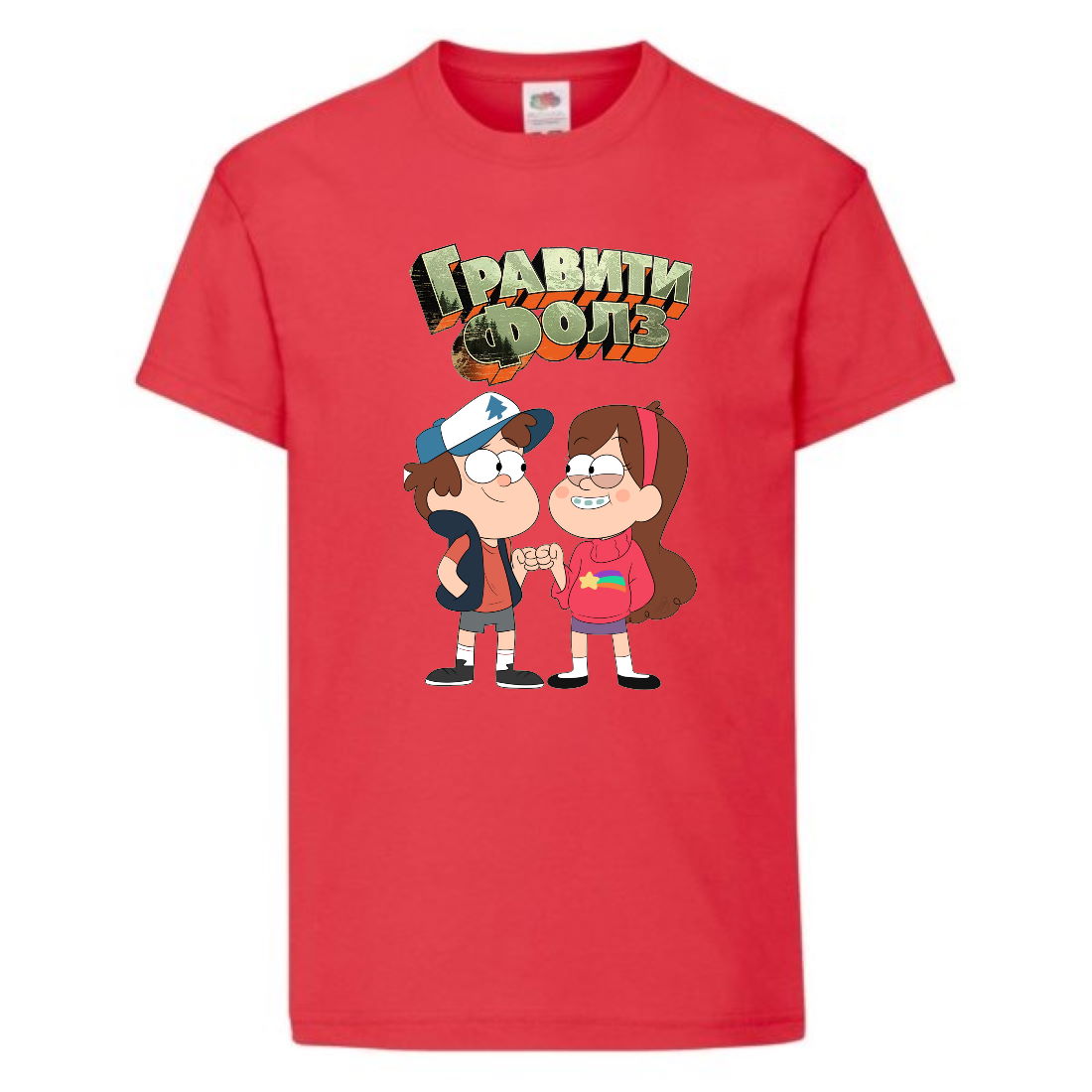 

Футболка детская Гравити Фолз Мэйб и Диппер 3 (Gravity Falls Mayb and Dipper 3) красная (GF rd-6) 164 см