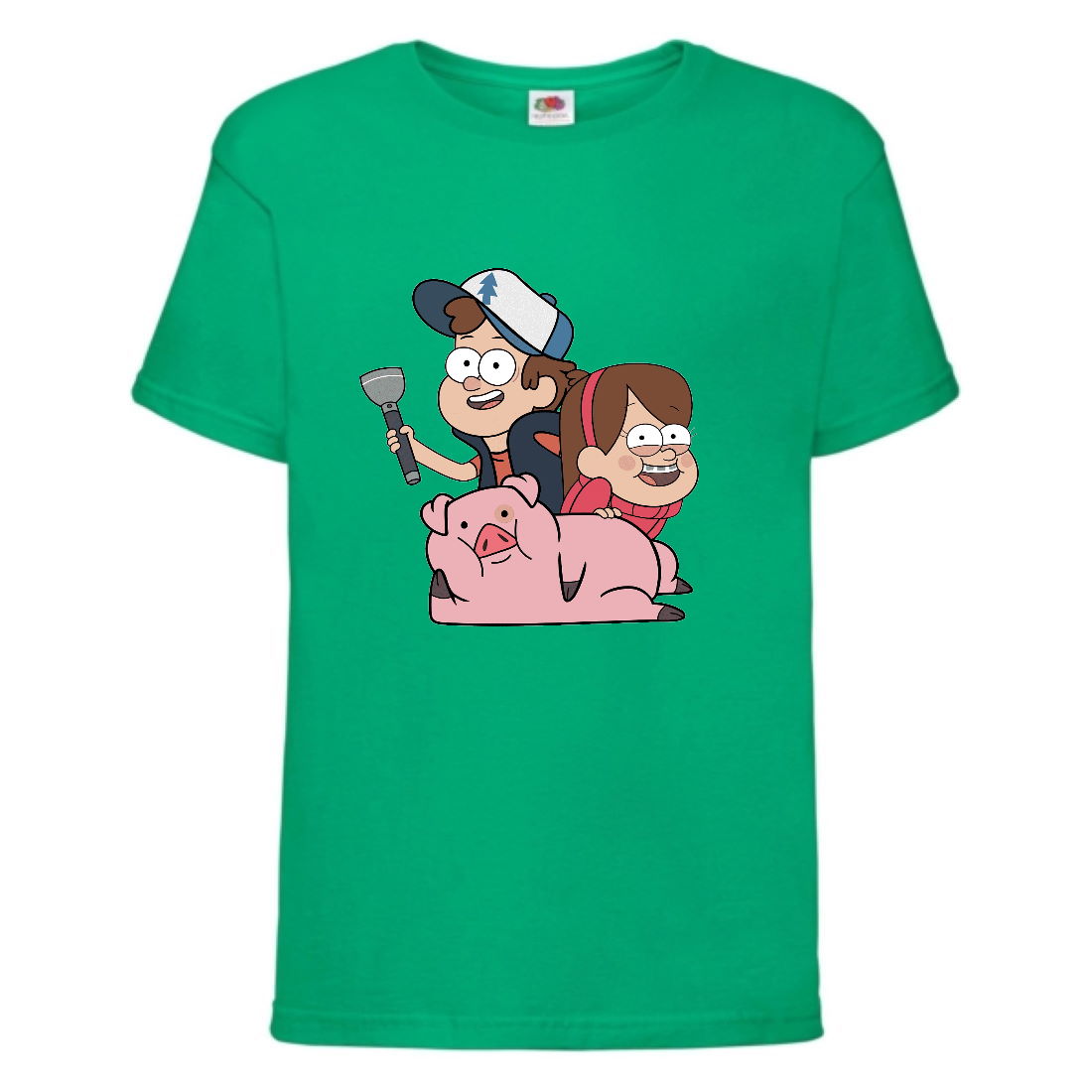 

Футболка детская Гравити Фолз Мэйб и Диппер 10 (Gravity Falls Mayb and Dipper 10) зеленая (GF grn-03) 140 см