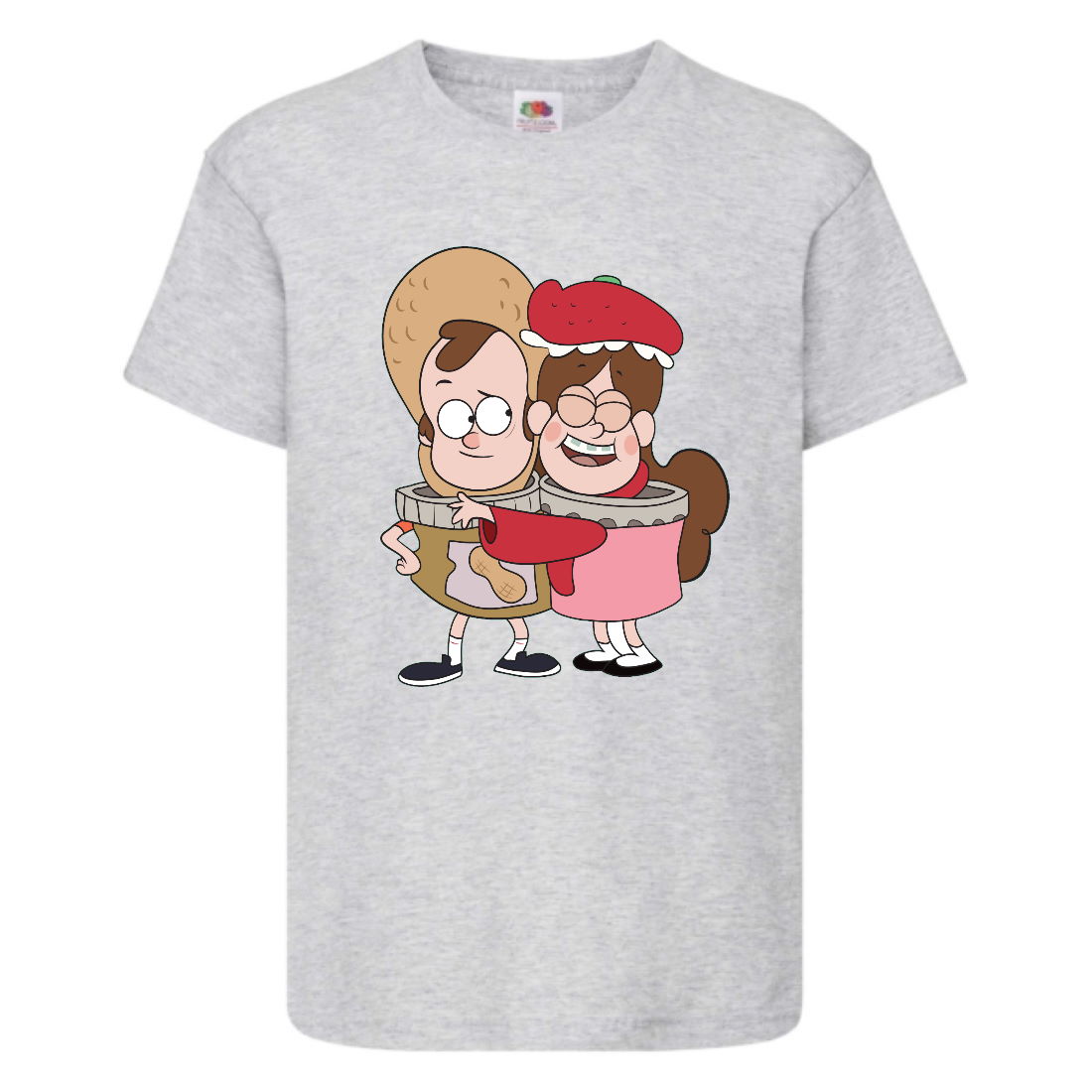 

Футболка детская Гравити Фолз Мэйб и Диппер 5 (Gravity Falls Mayb and Dipper 5) серая (GF gr-8) 152 см
