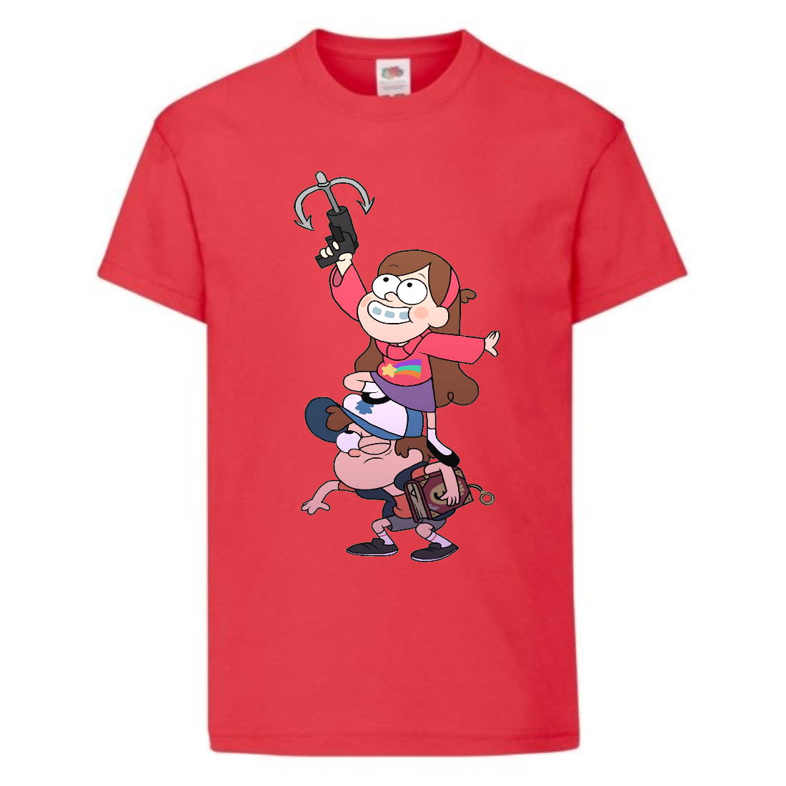 

Футболка детская Гравити Фолз Мэйб и Диппер 4 (Gravity Falls Mayb and Dipper 4) красная (GF rd-7) 152 см